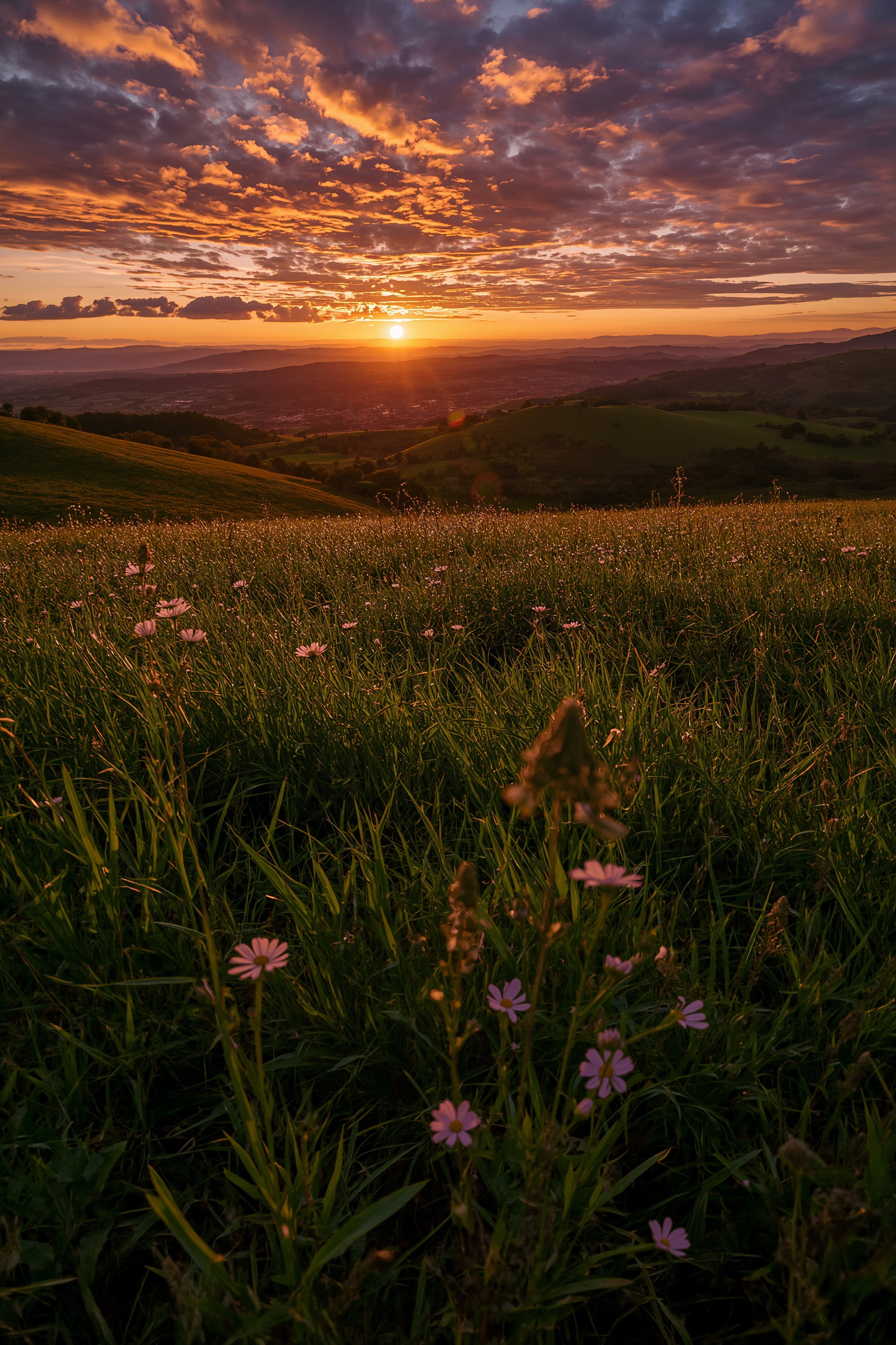 Breathtaking Mountain Sunsets: Aesthetic 4K Nature Photography