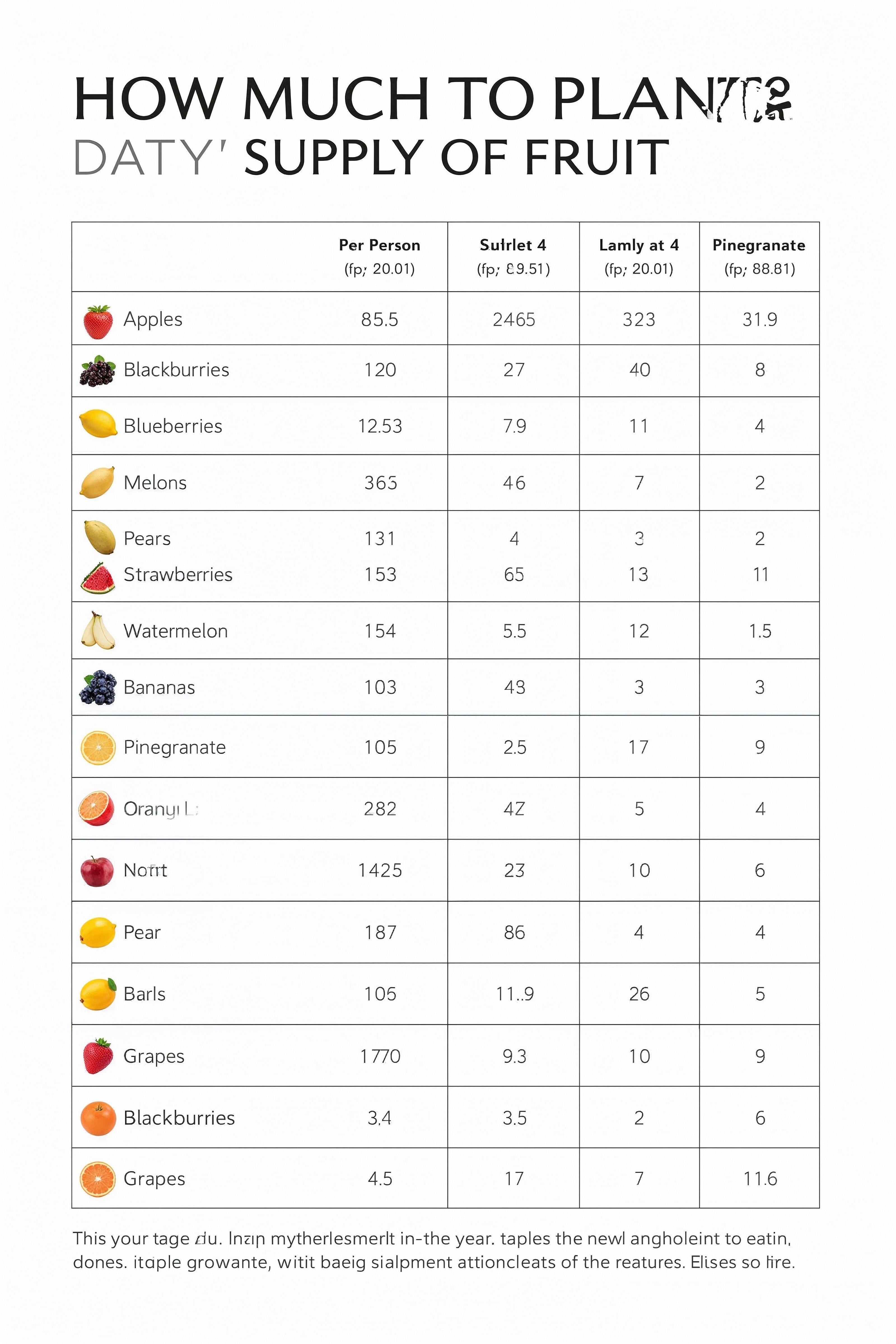 Fruit Tree Planting Guide: Your Year's Supply in One Garden
