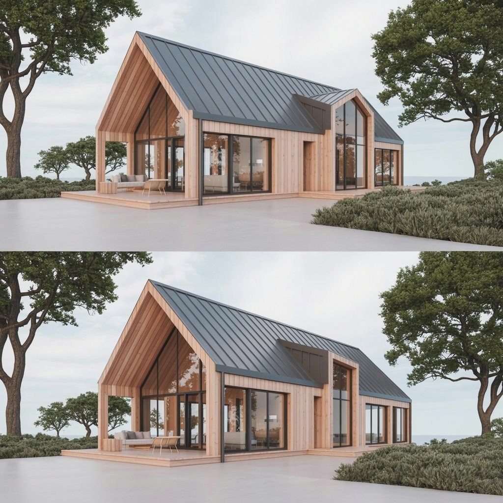 Modern Wooden Cottage Designs: Countryside Charm & Style