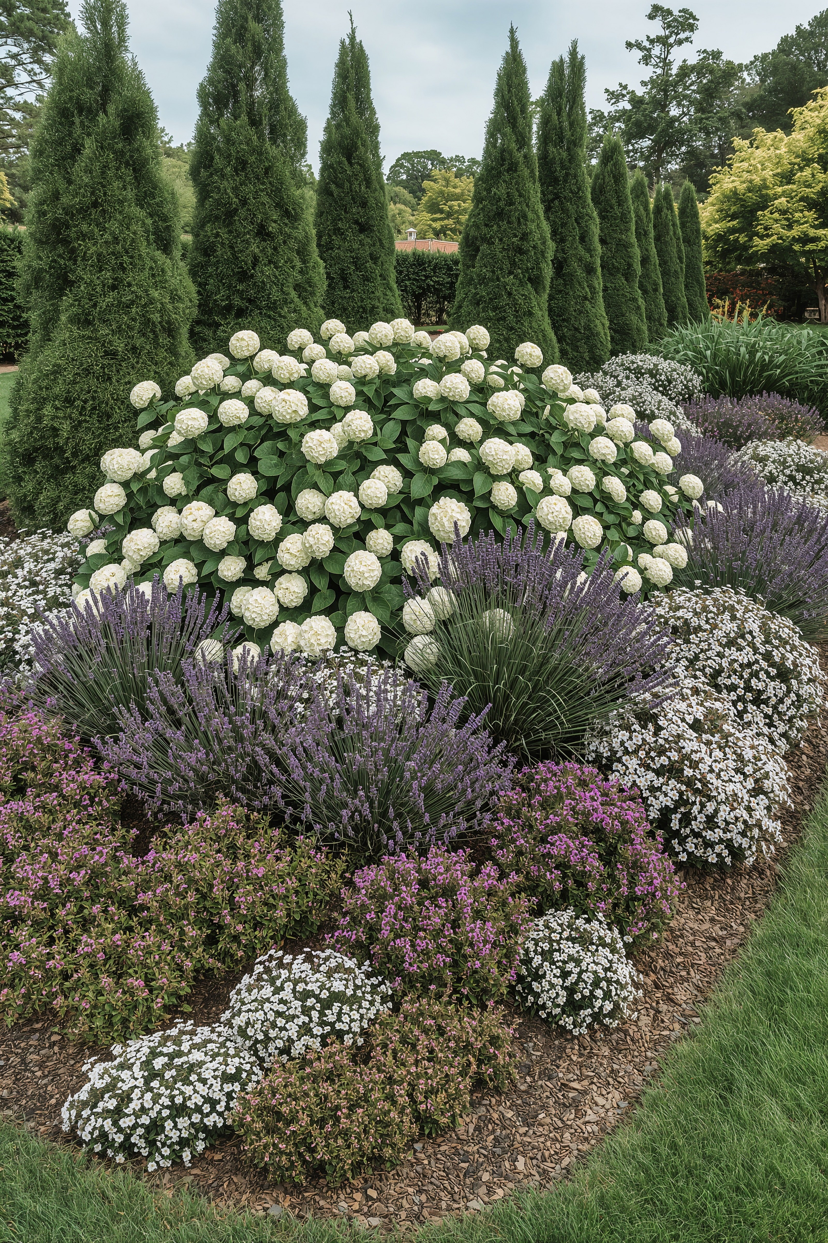 Vibrant Front Yards: Inspiring Flower Bed Designs & Pathway Planting