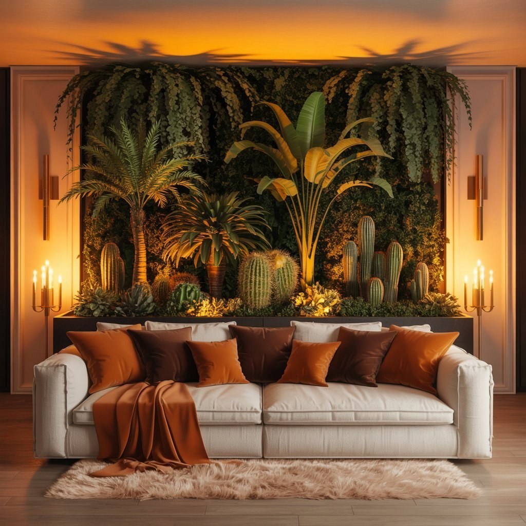 Indoor Garden Living Room Oasis: Serene Home Decor Ideas
