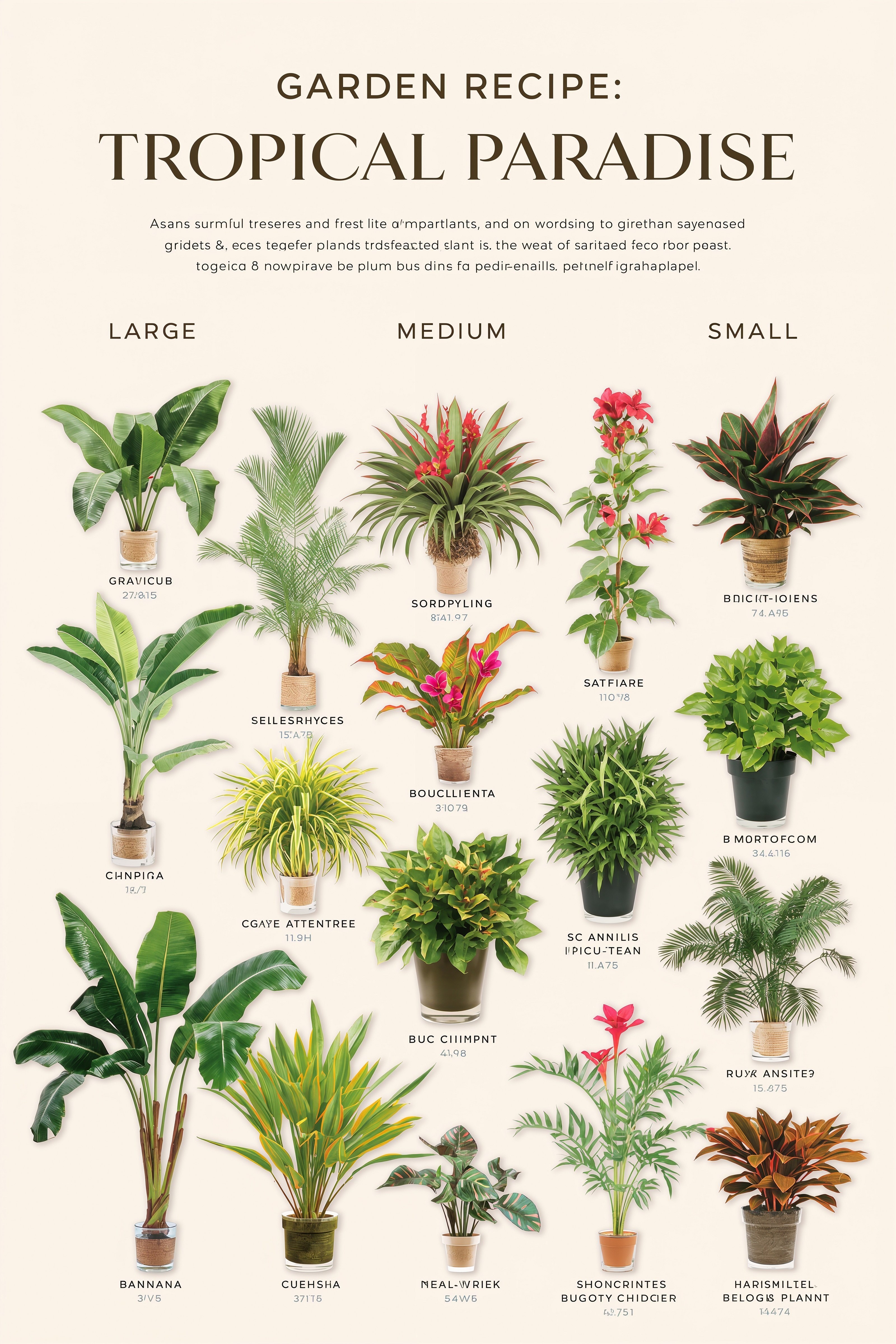 Florida Tropical Garden Recipe: Essential Plants for Your Landscape