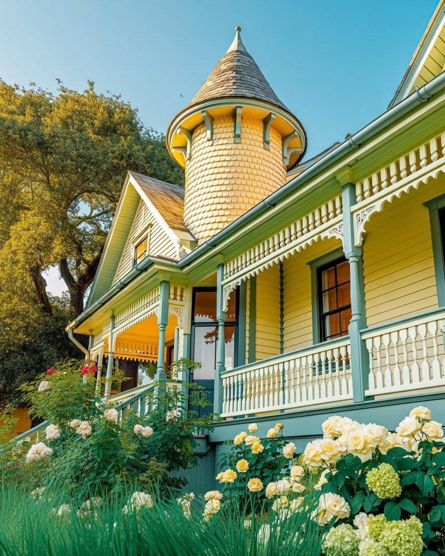Victorian House Exterior: Dreamy Cottagecore & Suburban Charm