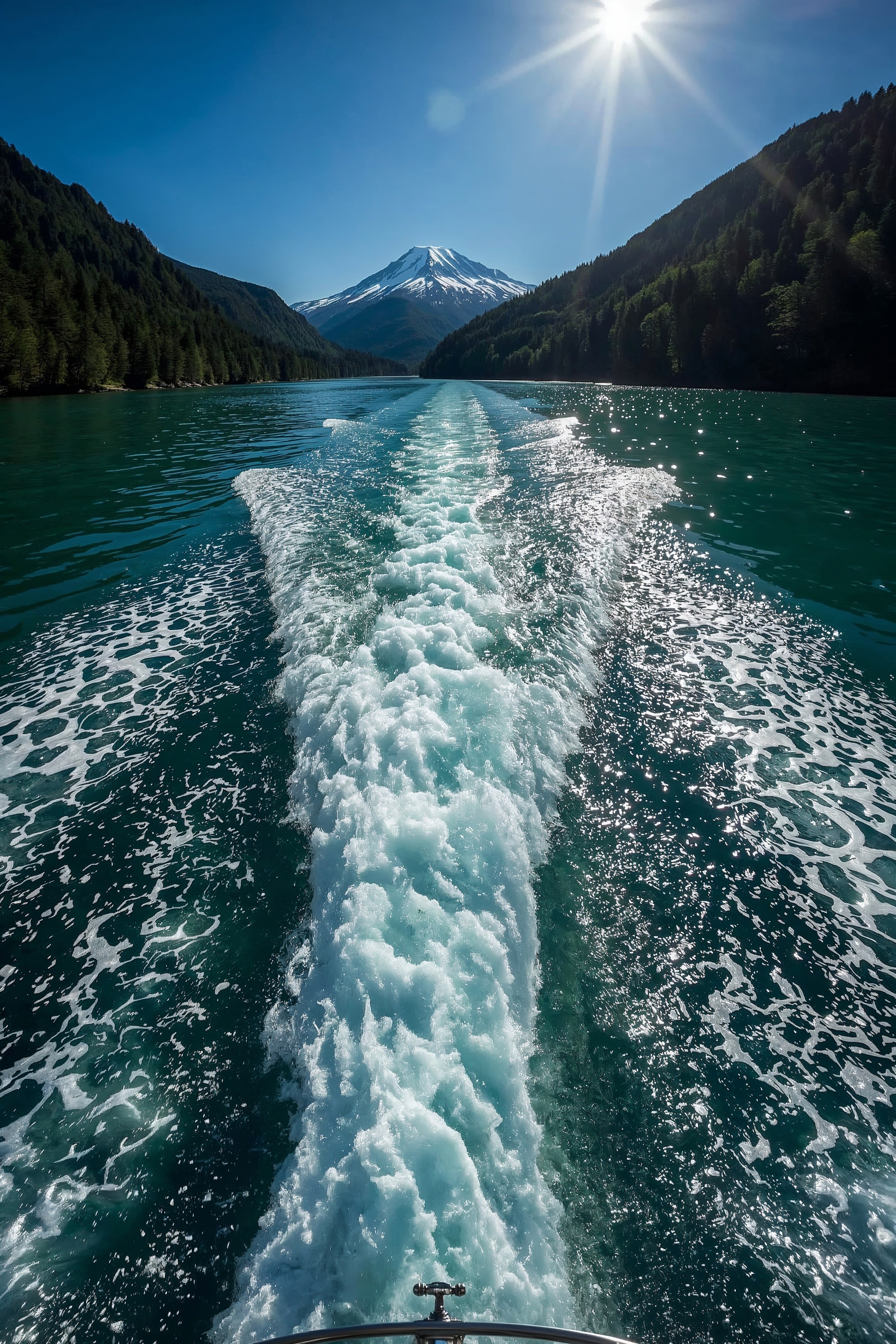 New Zealand Winter Aesthetic: Milford Sound's Tranquil Green Waters and Peaks