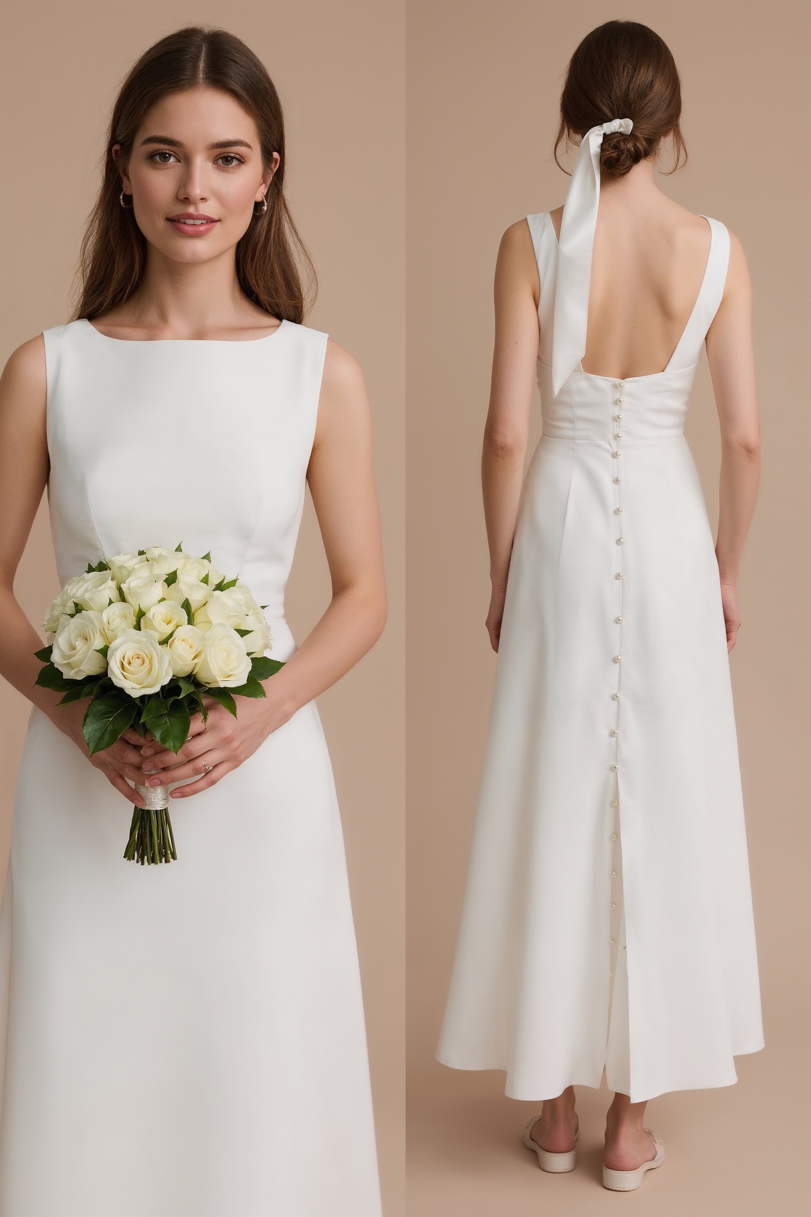 Courthouse Wedding Dress Ideas: Chic Silk & Satin Bridal Looks