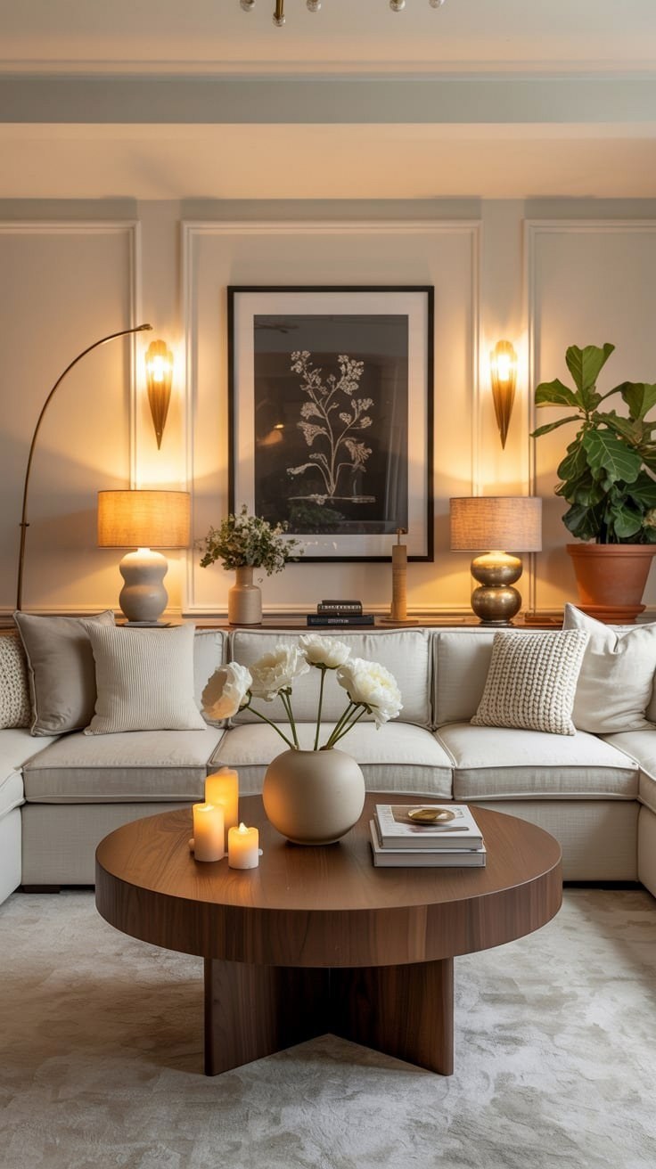 Luxury Interior Design: Layered Lighting for Chic Living Rooms