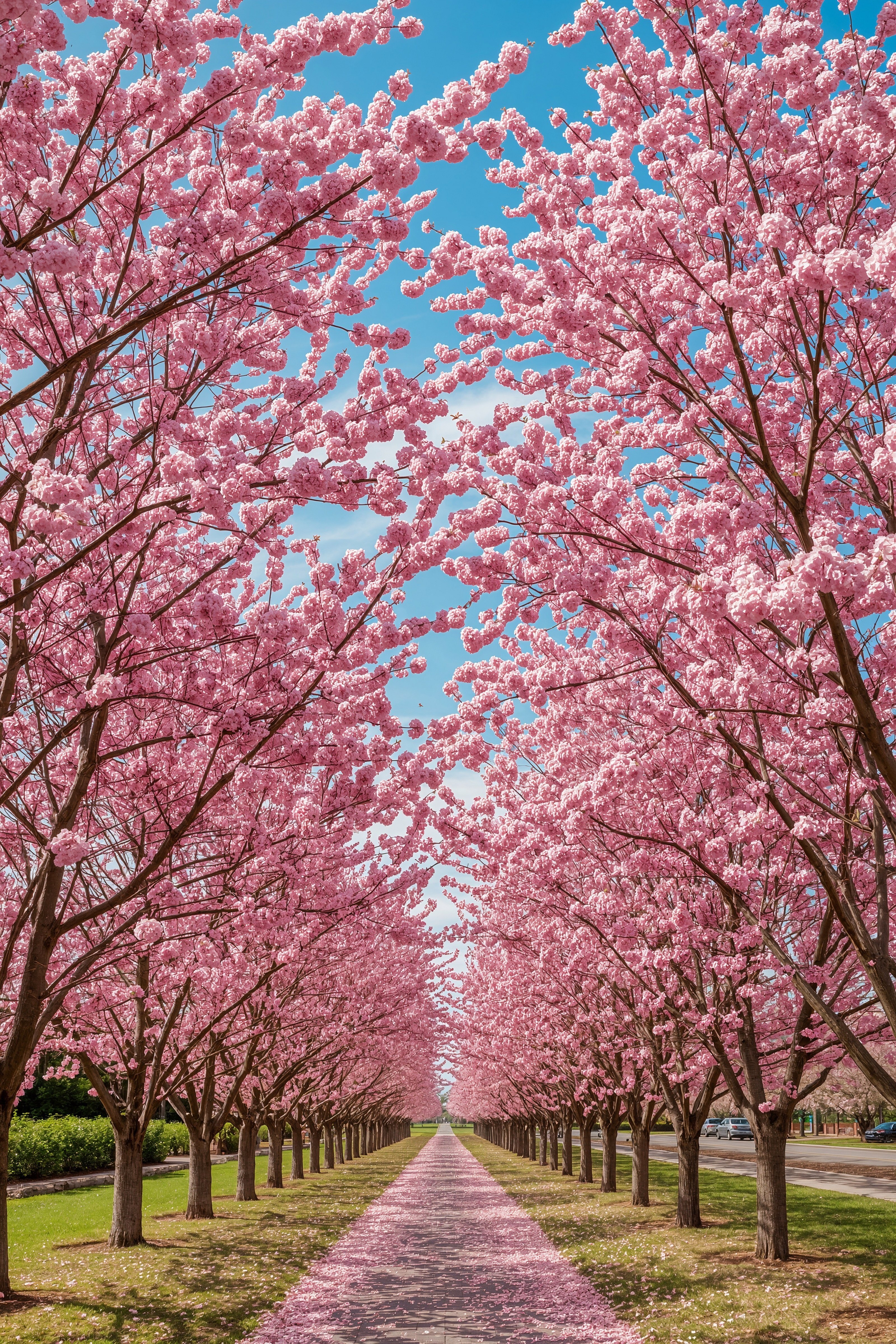 Vibrant Pink Blossom Spring iPhone Wallpapers 2024