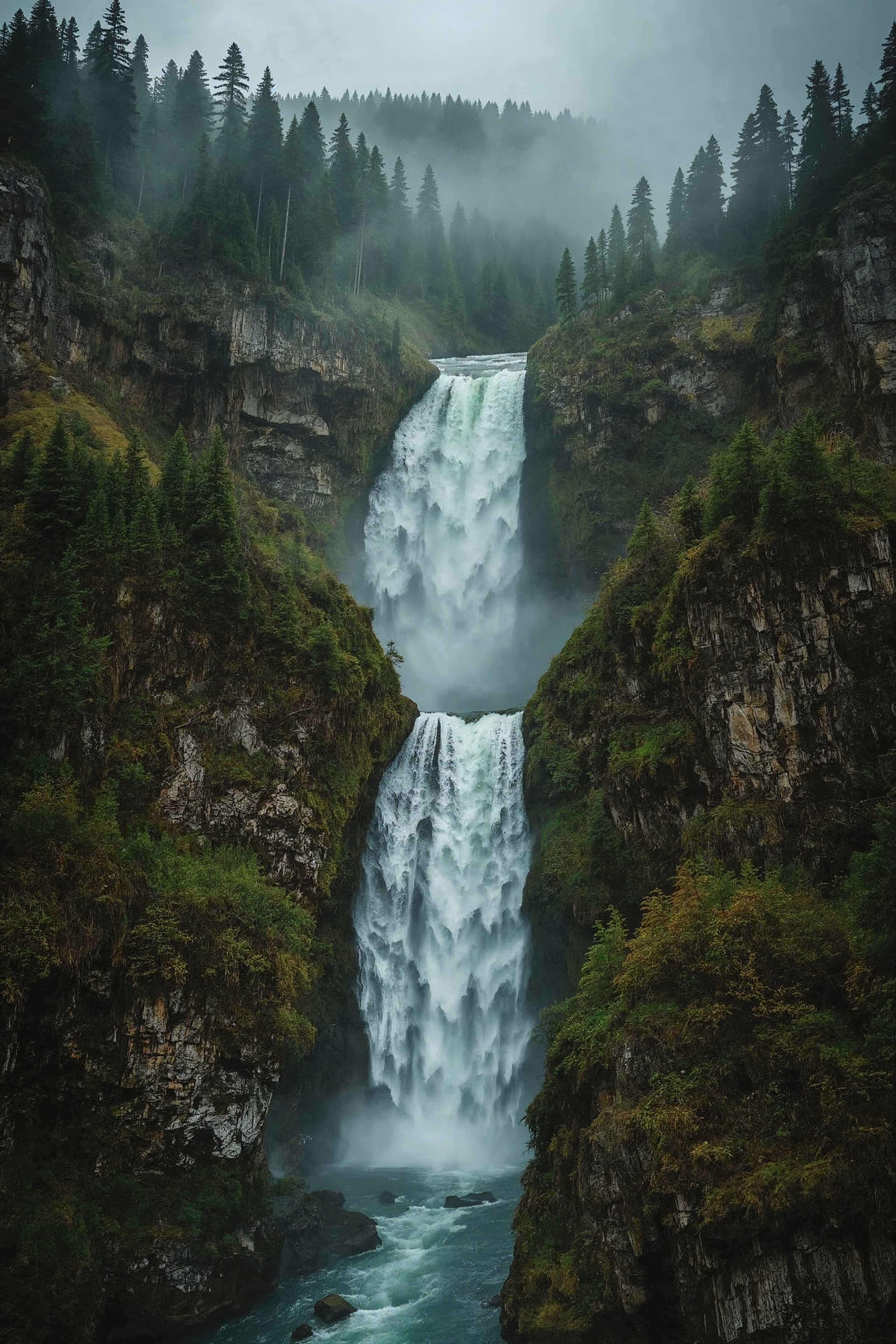 Majestic Waterfalls: Fantasy Landscape for Nature Lovers