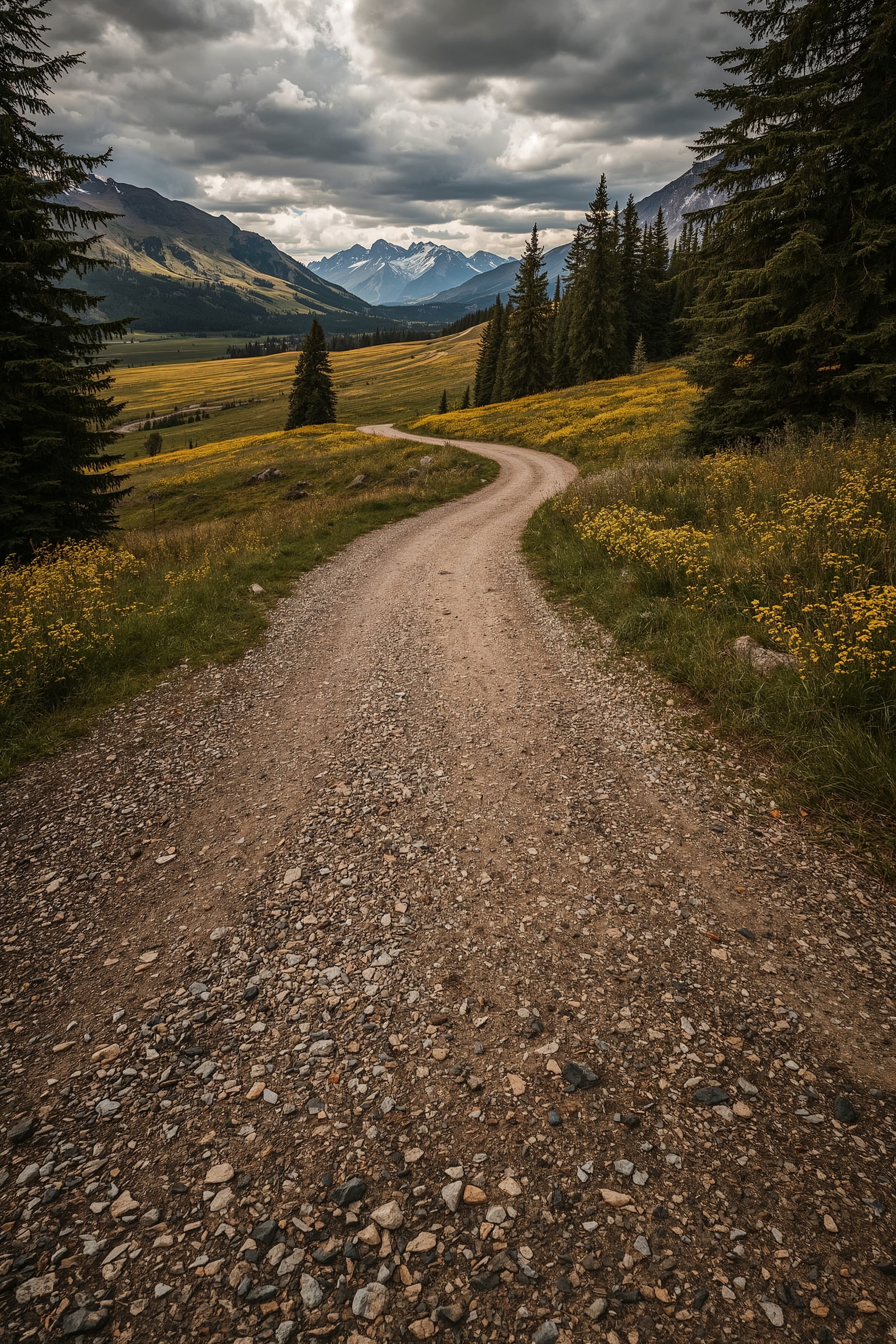 Majestic Mountain Valley Trails: Explore Peaceful Nature Scenes