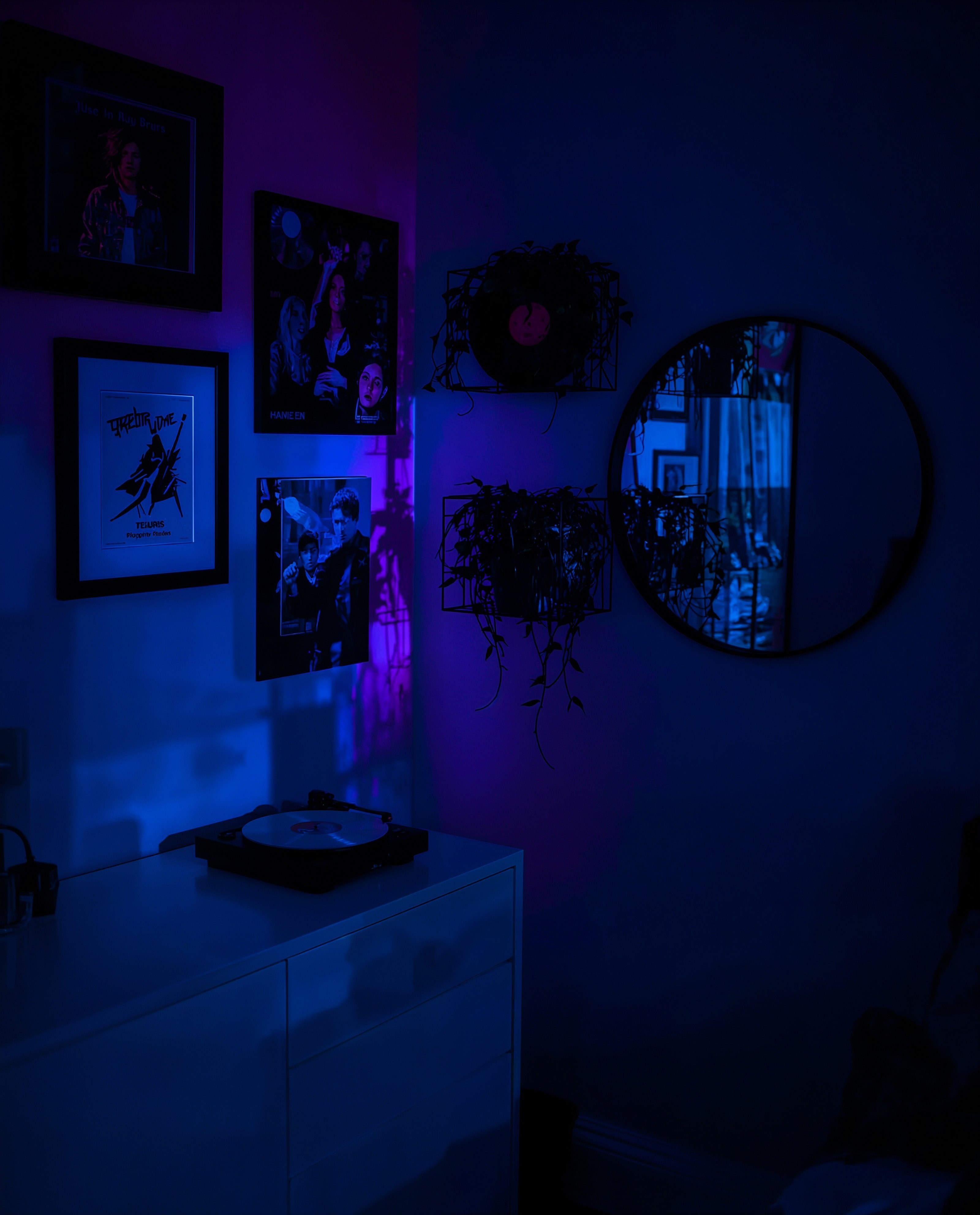 Retro Modern Music Themed Room Ideas for Artists