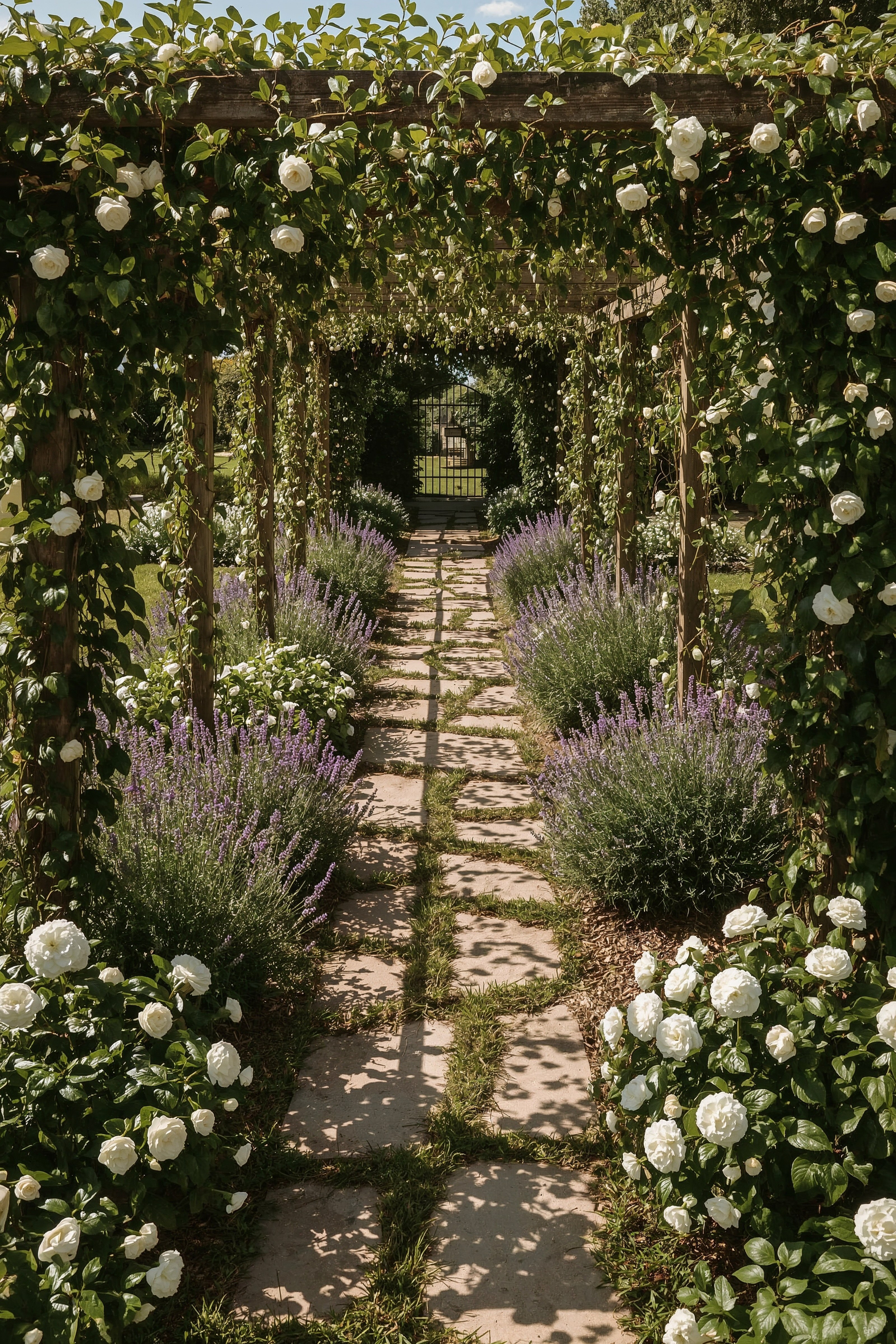 Charming Cottage Garden Pergola: Walk Through Garden Ideas