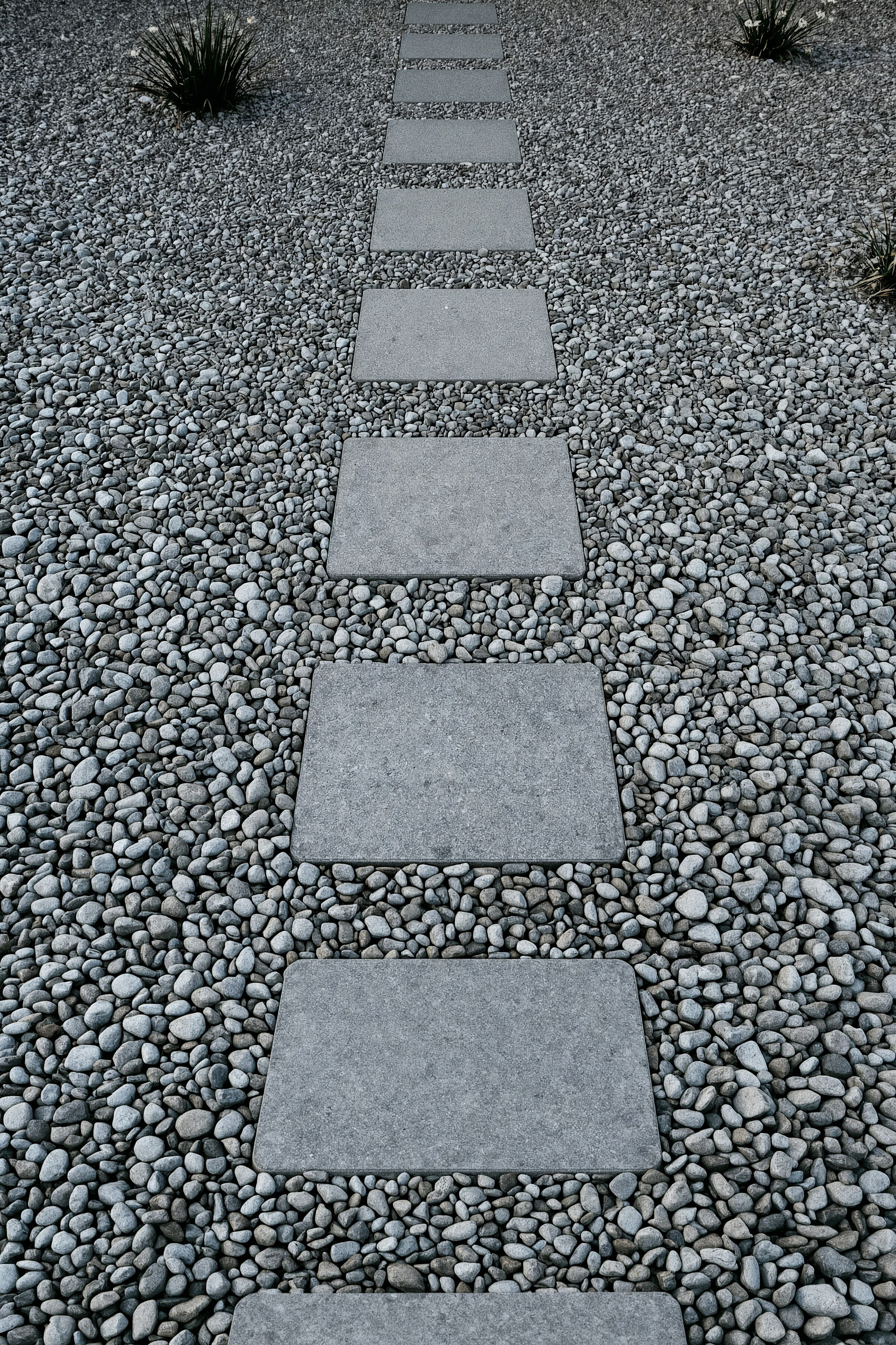 Zen Garden Oasis: Modern Pebble Landscape & Dream Backyard Ideas