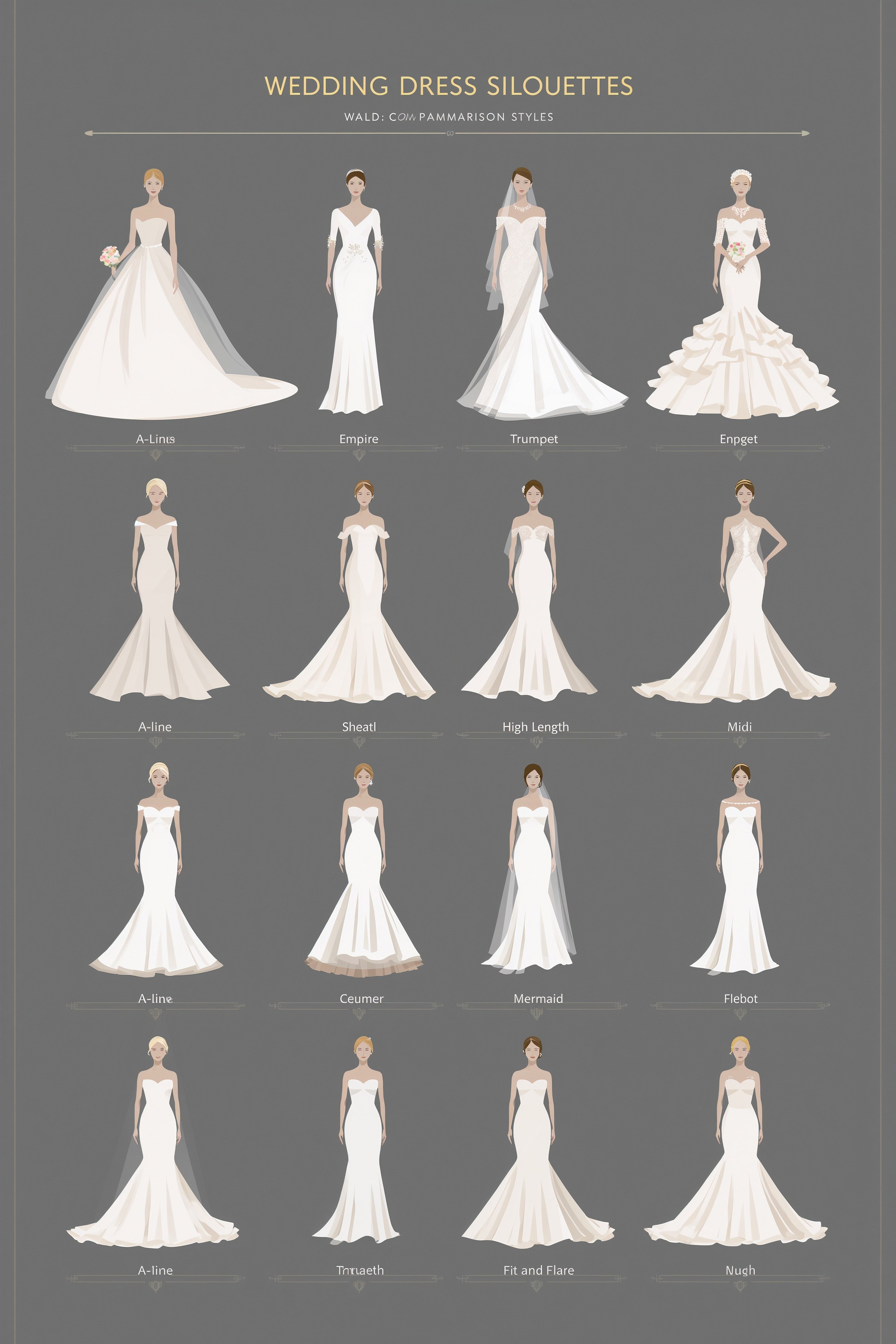 Wedding Dress Silhouette Guide: Find Your Perfect Bridal Shape