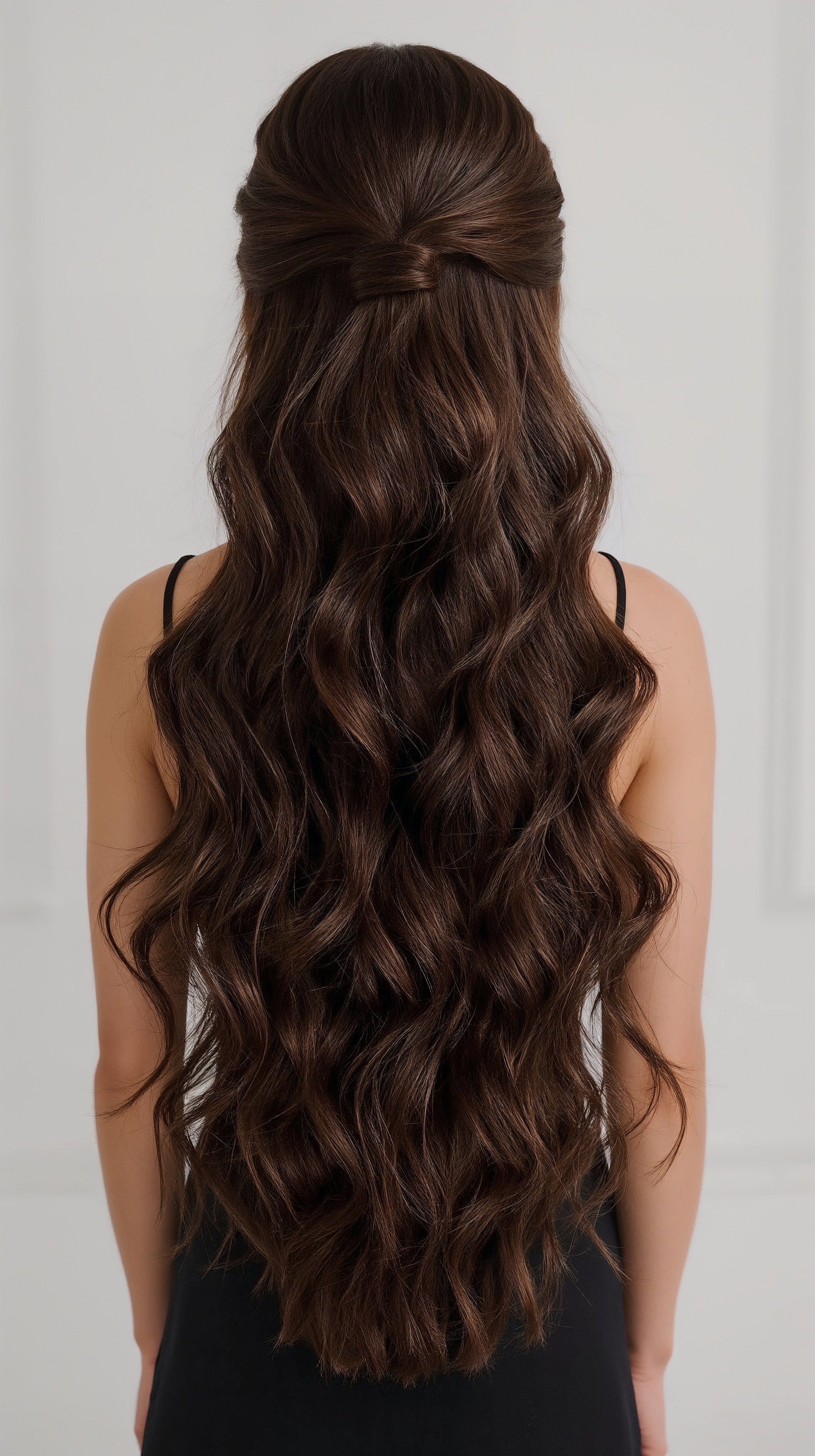 Voluminous Long Bridal Hair Updo: Stunning Wedding Style