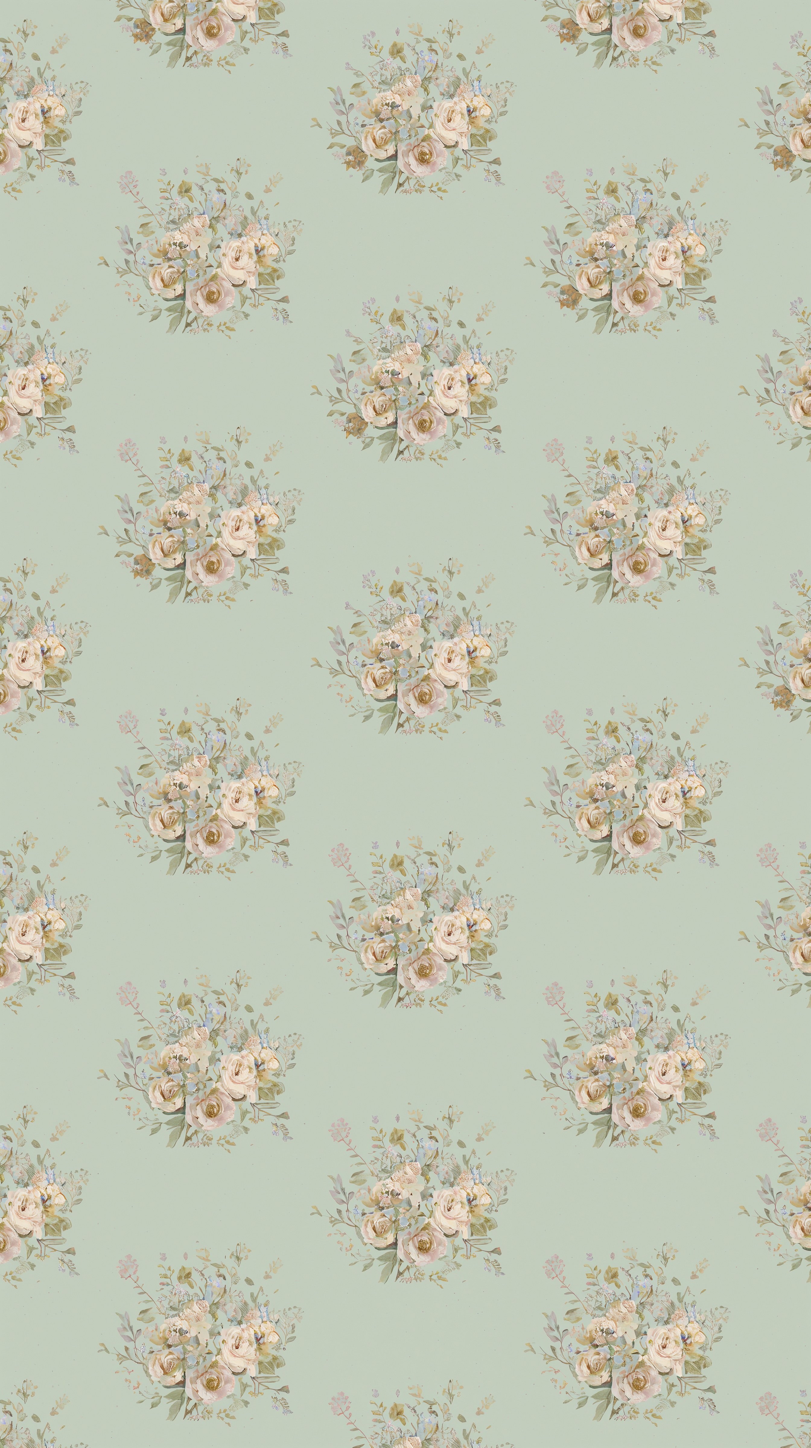 Cozy Fall Watercolor Floral Wallpaper: Classy iPhone Backgrounds