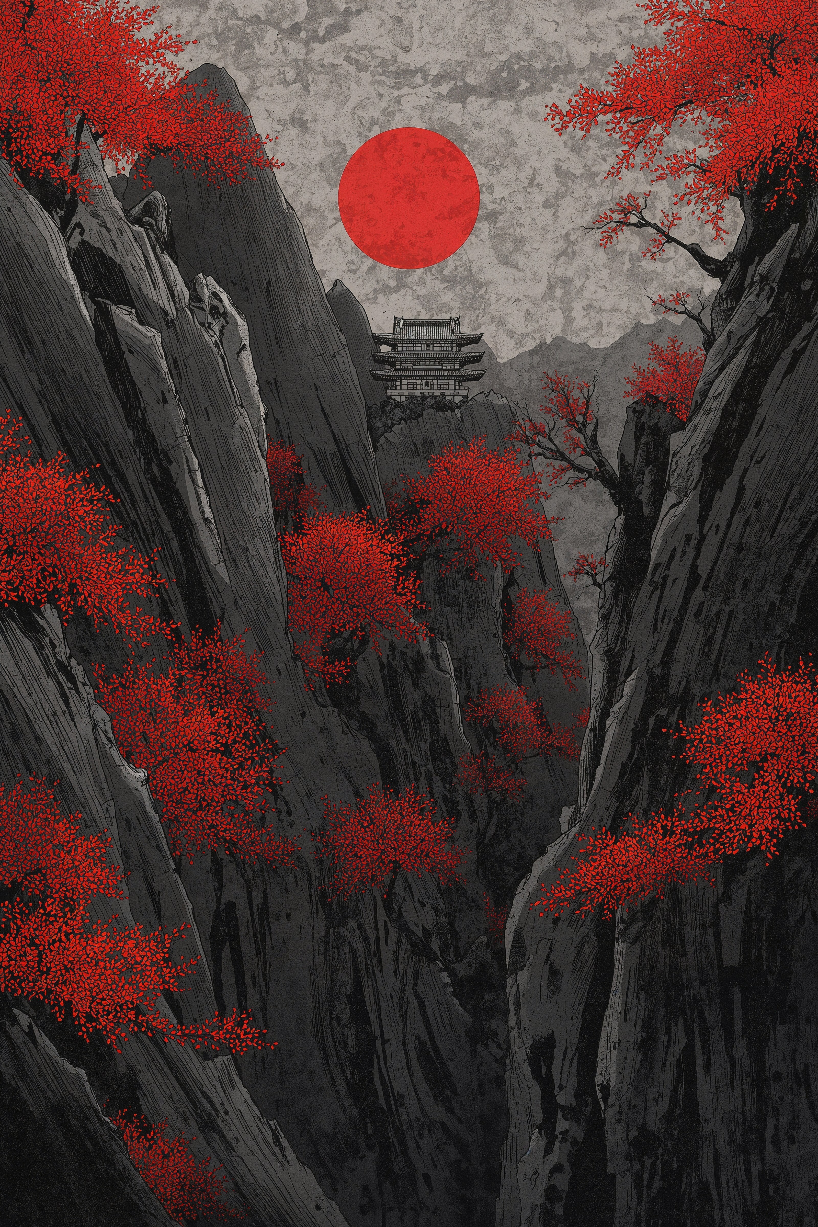 4K Japanese Landscape Art: Anime-Inspired PC & Laptop Wallpapers
