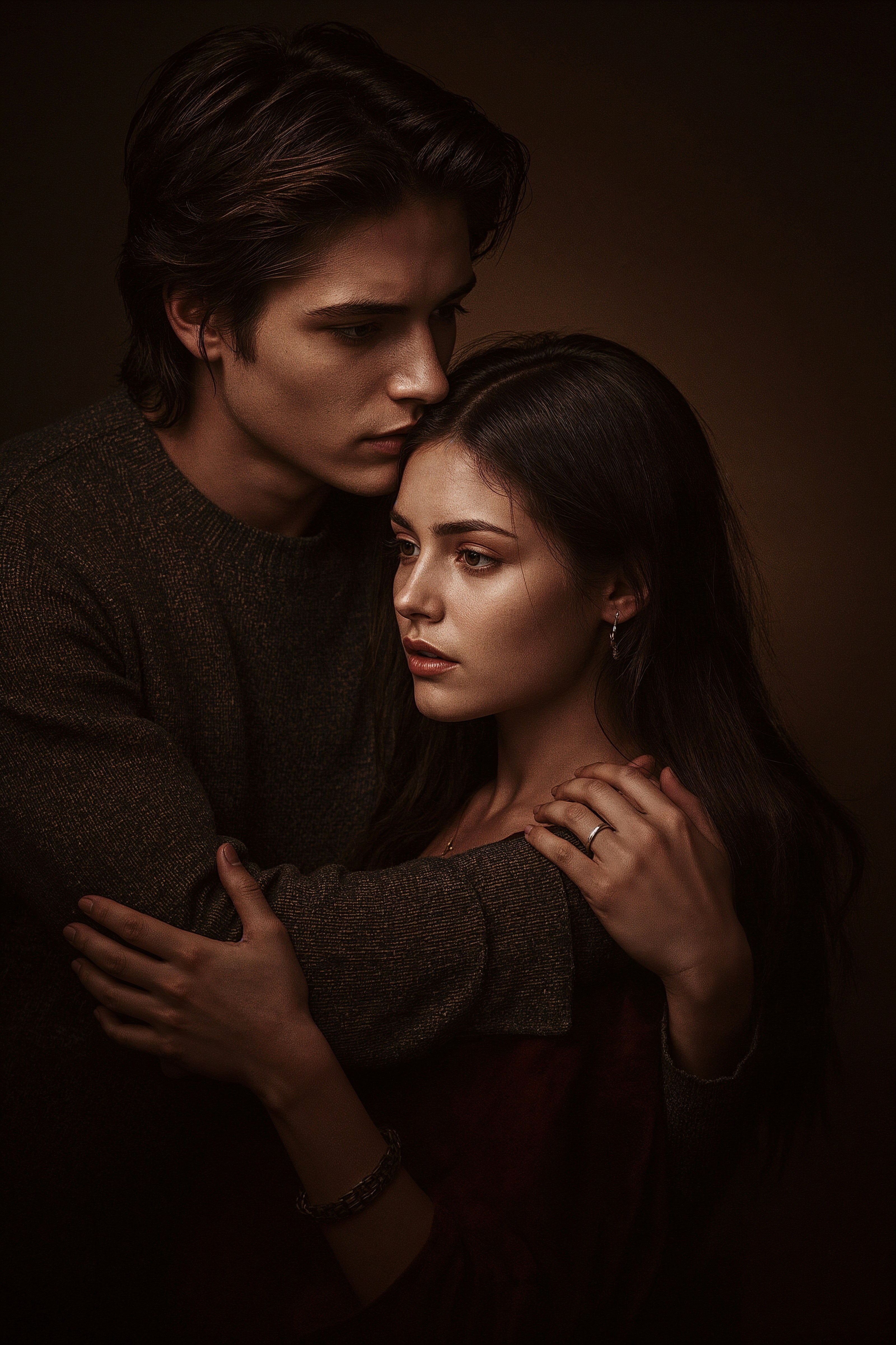 Emotional 'Entre la vida y la muerte' Romantic Film Poster Wallpaper