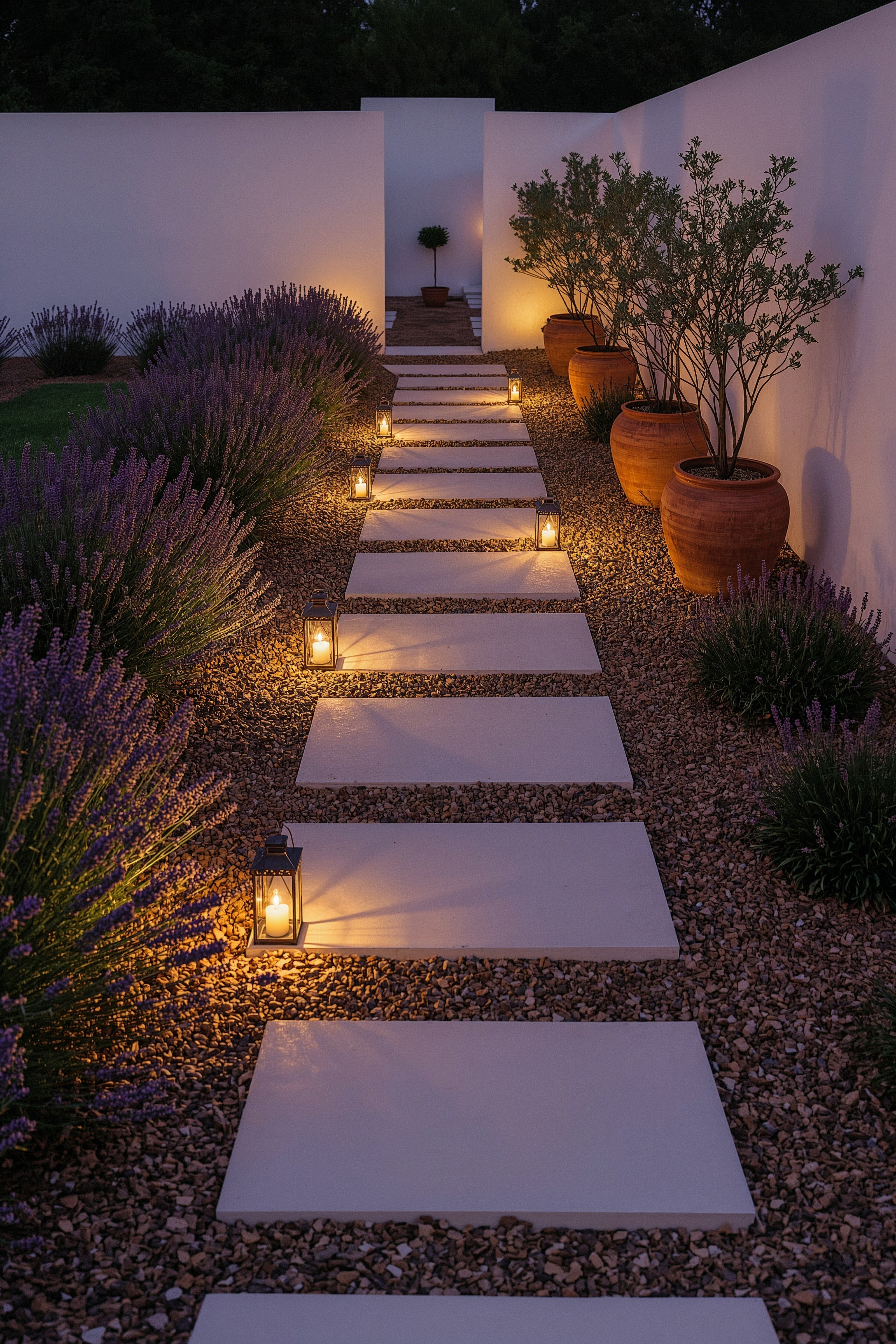 Mediterranean Bliss: Tranquil Backyard Garden Ideas & Design