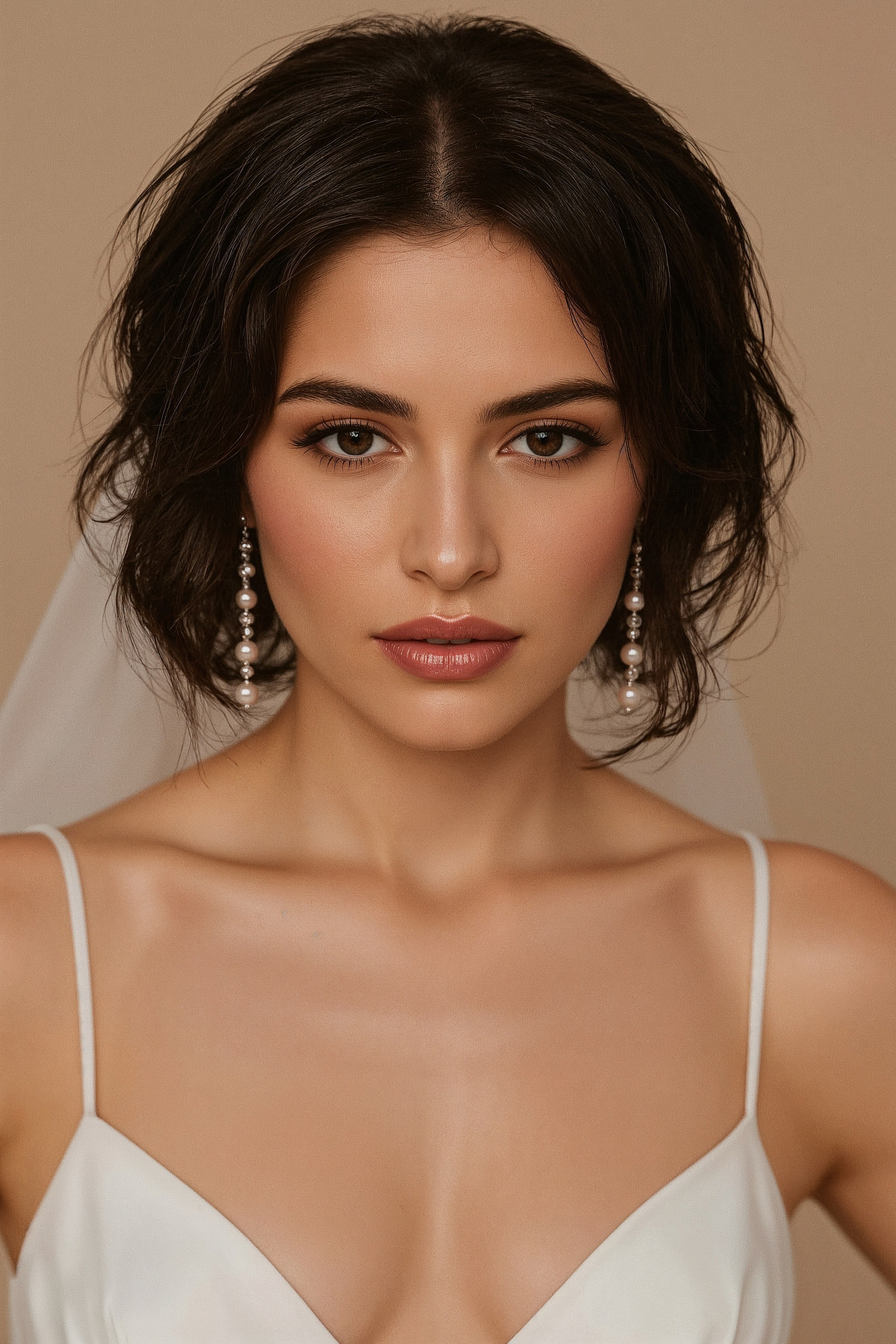 Soft Glam Bridal Updo: Effortless Modern Wedding Hair
