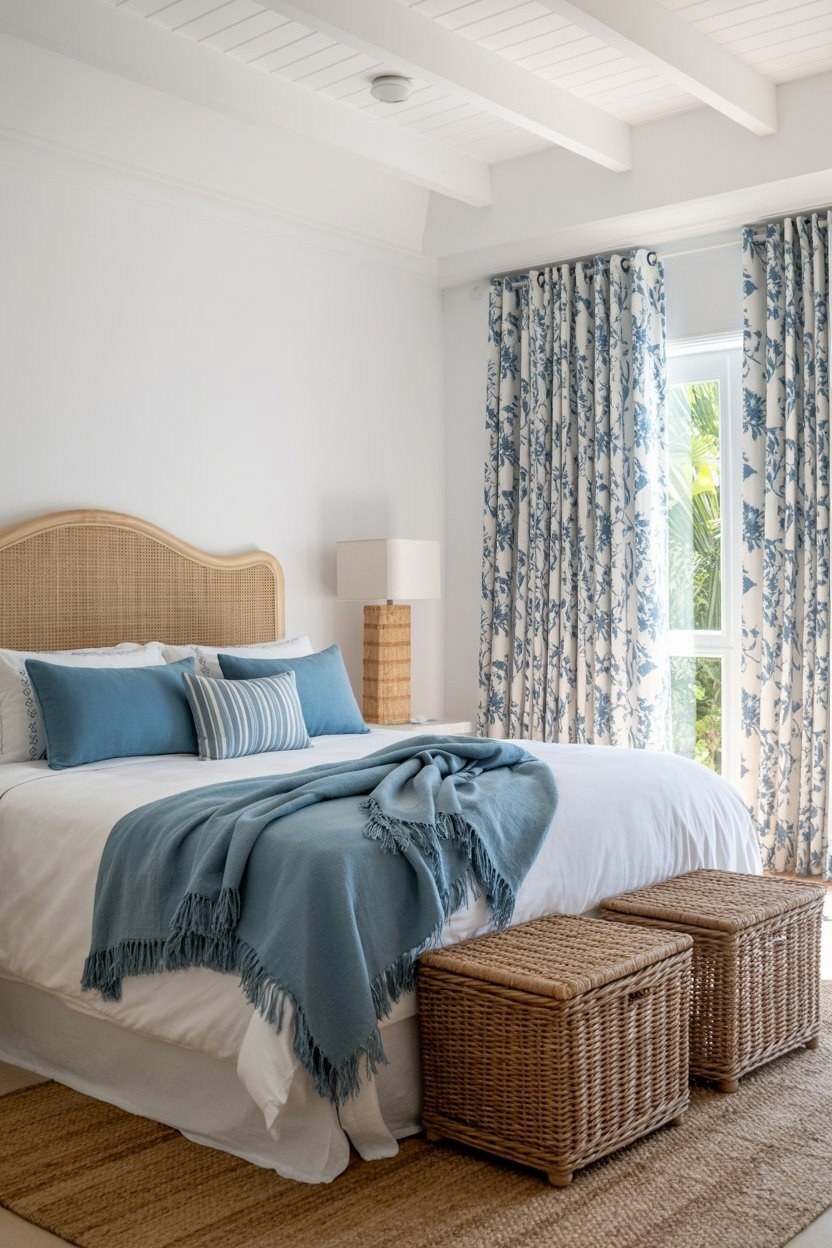 Coastal Blue Bedroom Decor: Serene Dream Home Design