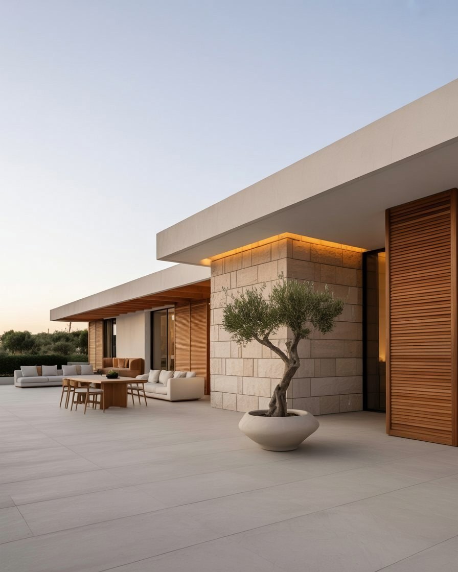 Modern Villa Elevation: Contemporary House Exterior Perfection