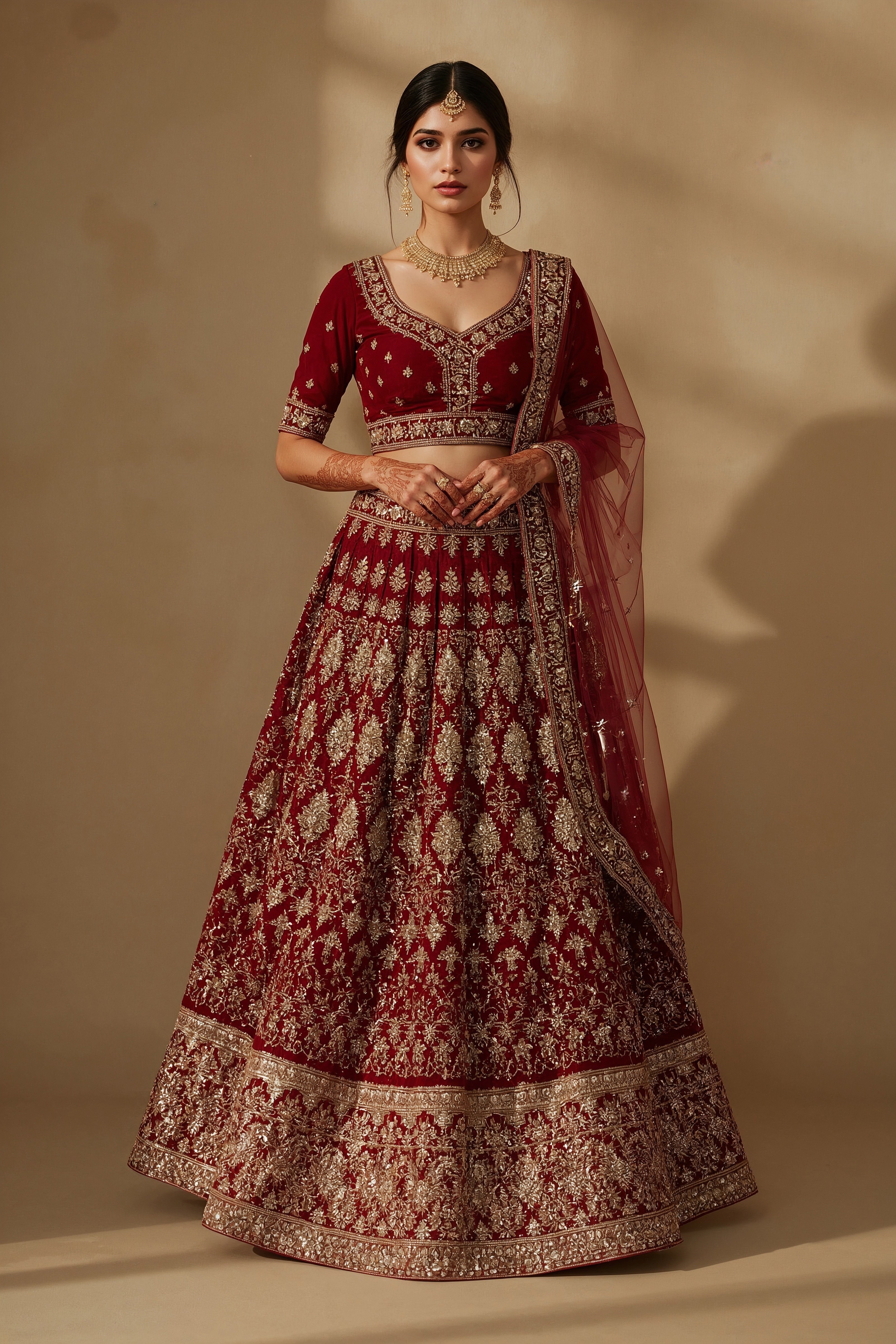 Red & Gold Bridal Lehenga: Iconic Inspiration for Your Resepstion Look