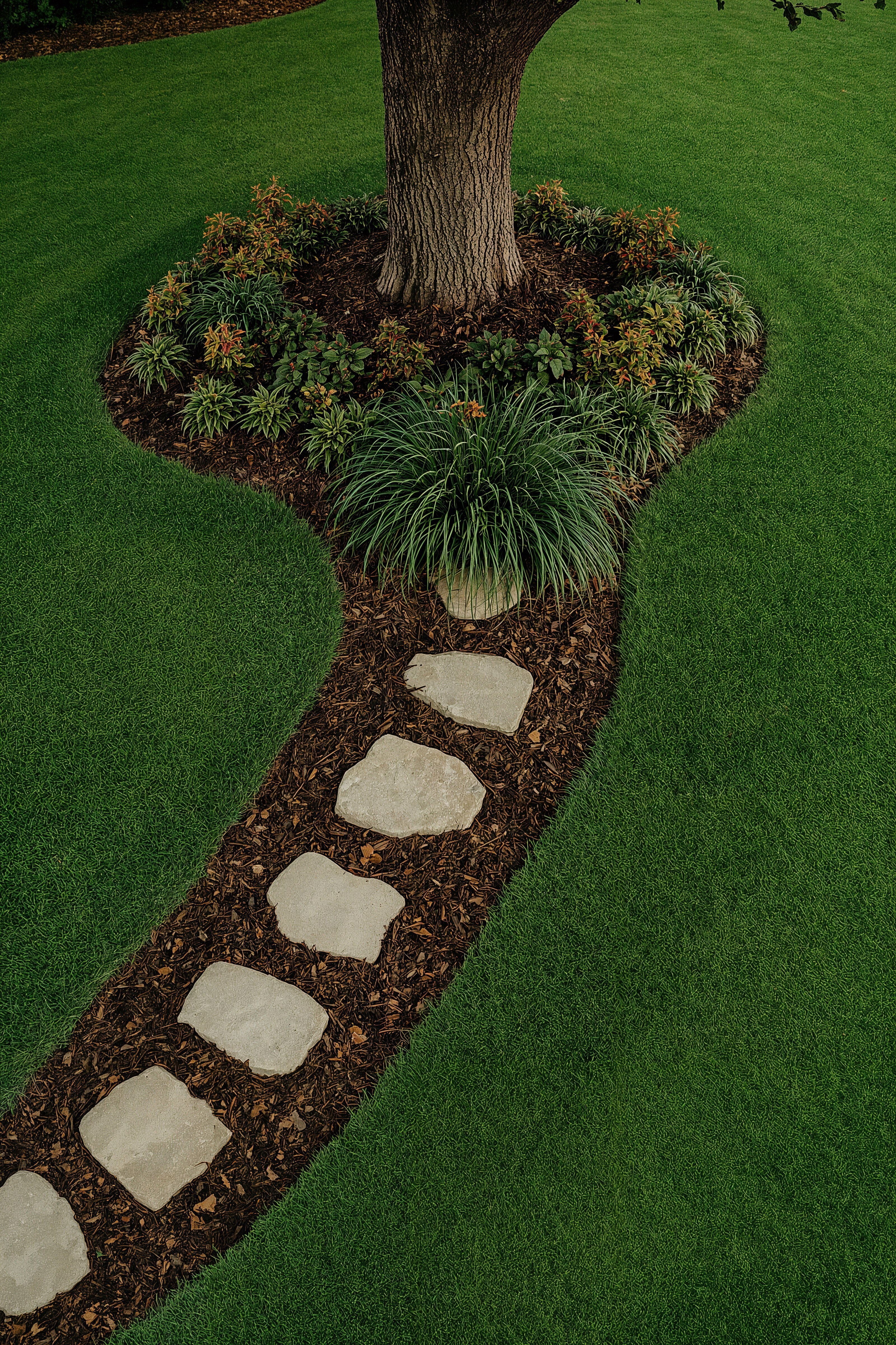Inspiring Walk-Through Garden Design Around Your Mature Tree