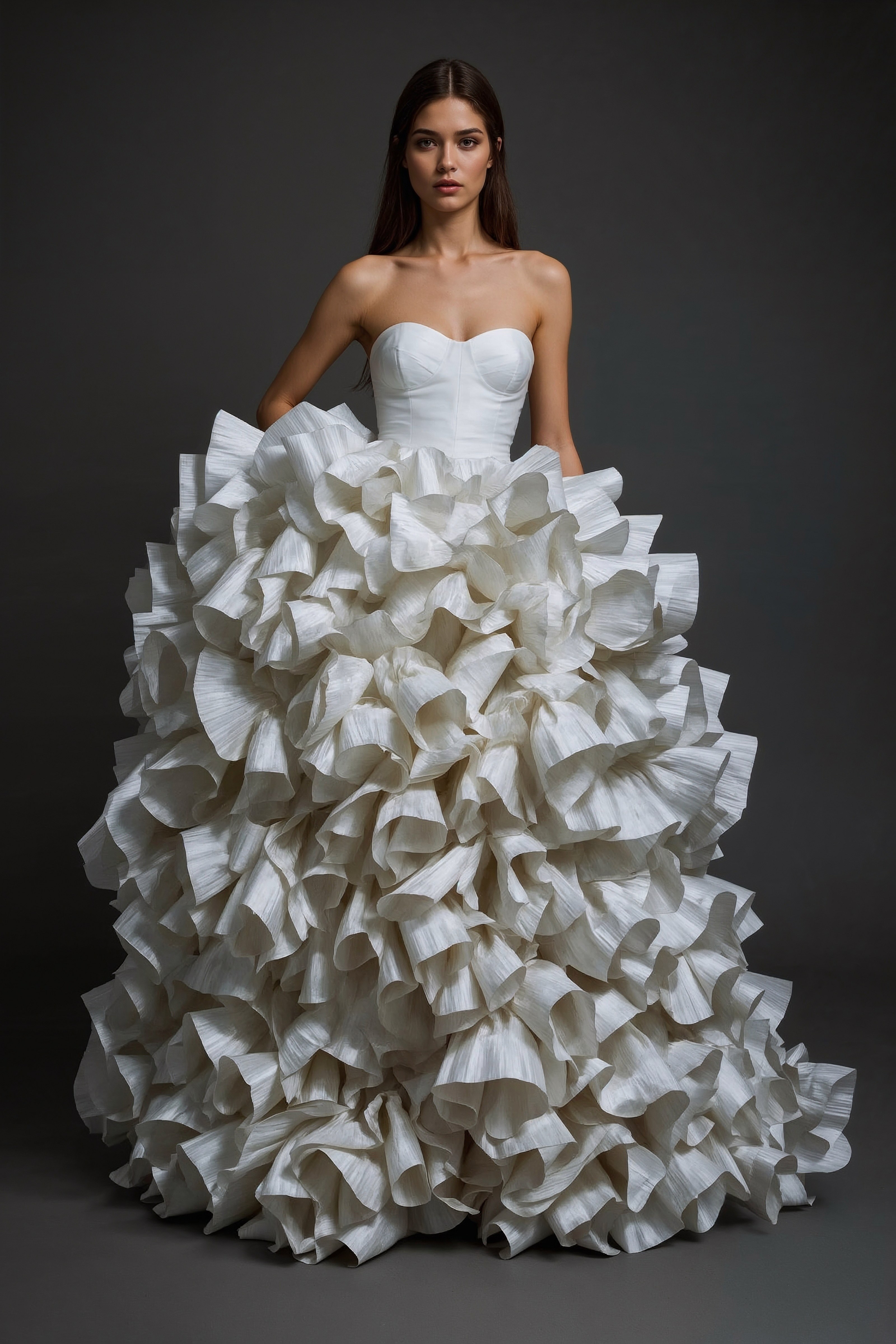 Glamorous Floral Wedding Gown: A 2026 Bridal Masterpiece