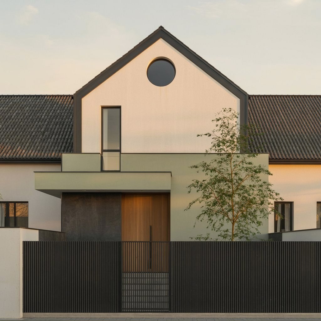 Sunset Dreams: Modern House Exteriors with Captivating Rooflines
