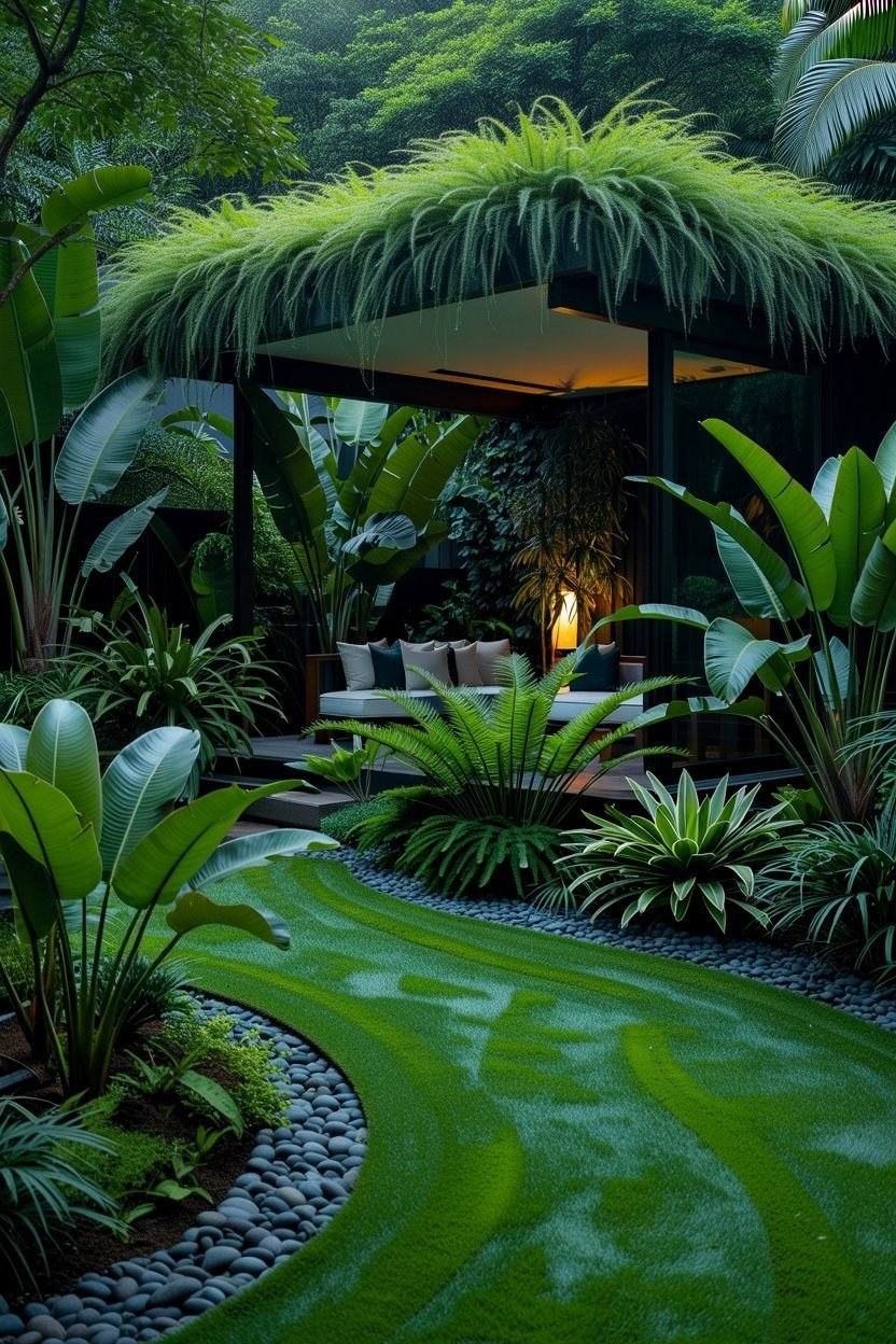 Exotic Garden Design: Tropical Backyard Ideas & Water Landscaping