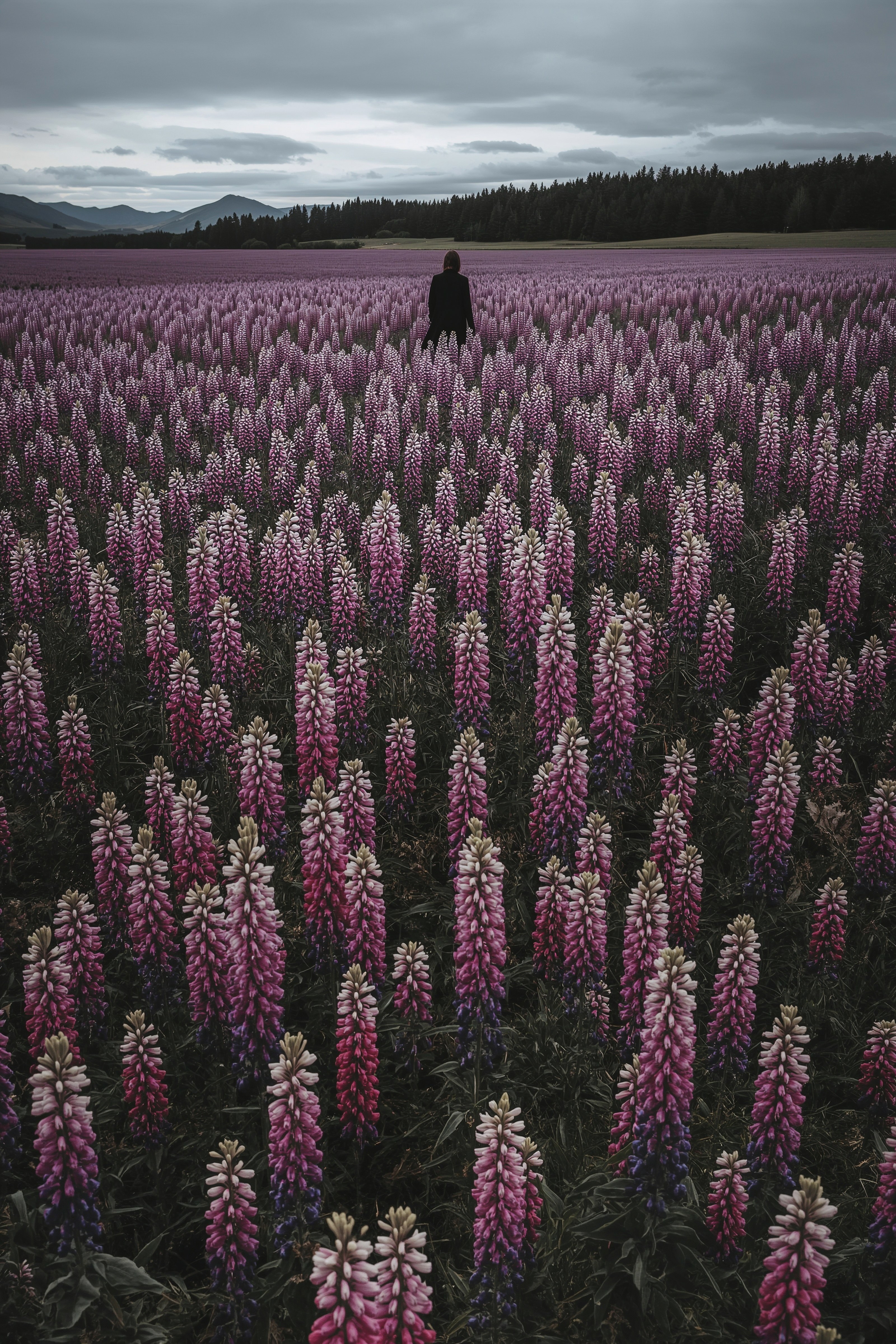 Lake Tekapo Blooms: Vibrant Lupin Flowers and Mountain Lake Scenery