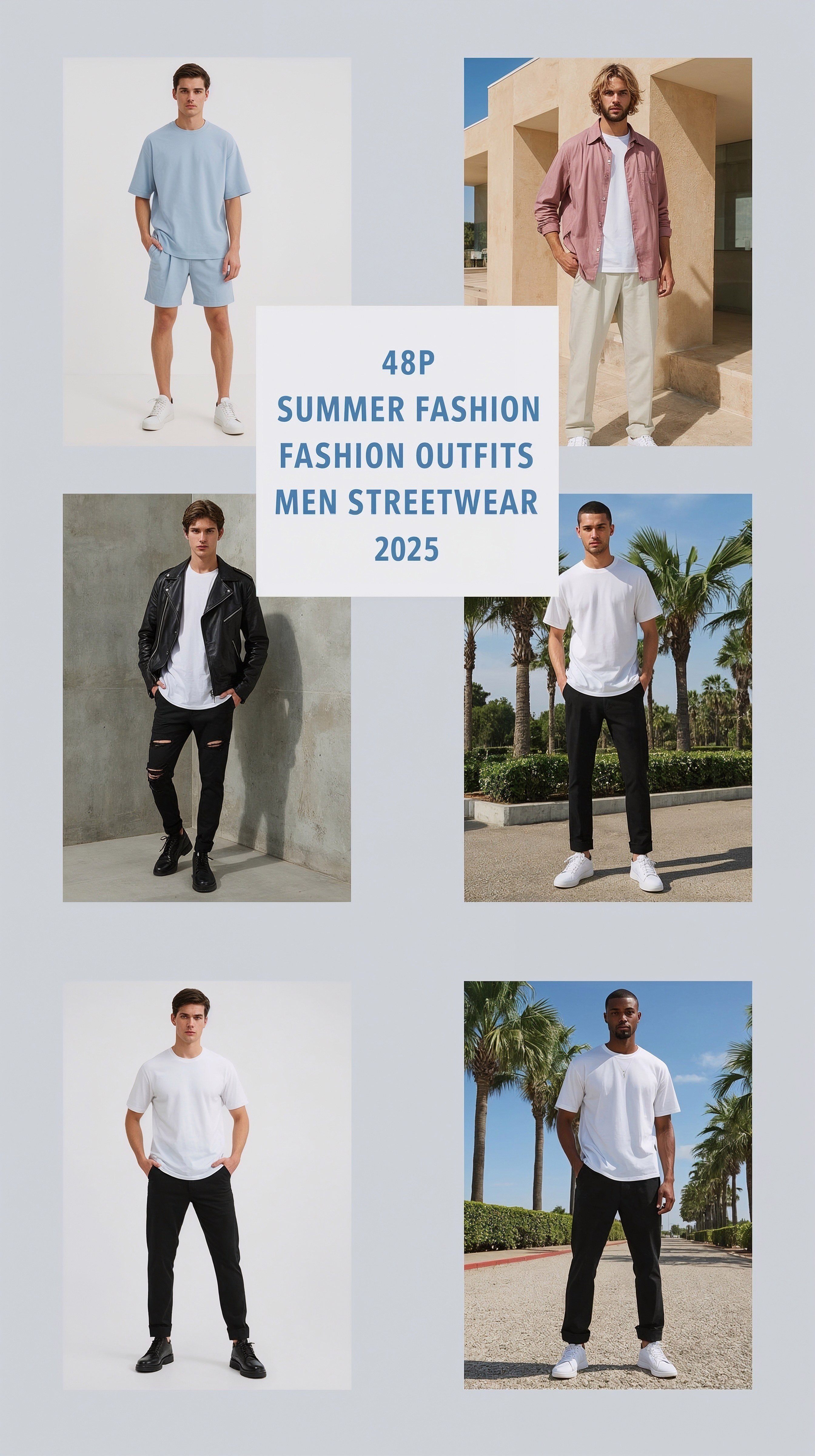 Top Men's Summer Fashion Outfits & Streetwear Trends 2025