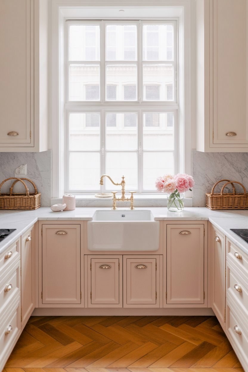 Blush Pink Kitchen Cabinets: Chic Design for Dreamy Organization