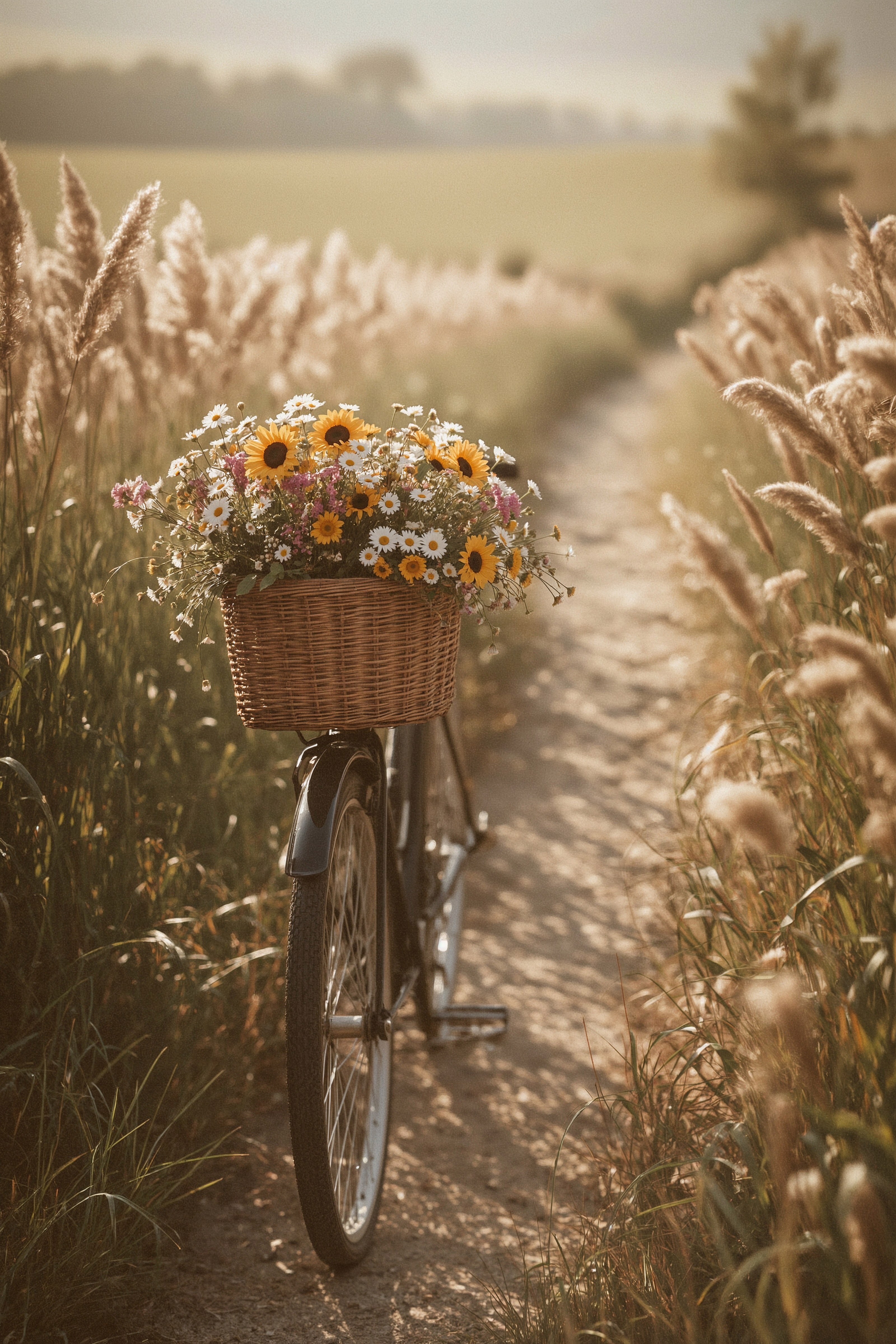Charming Spring Countryside: Rustic Aesthetic Backgrounds