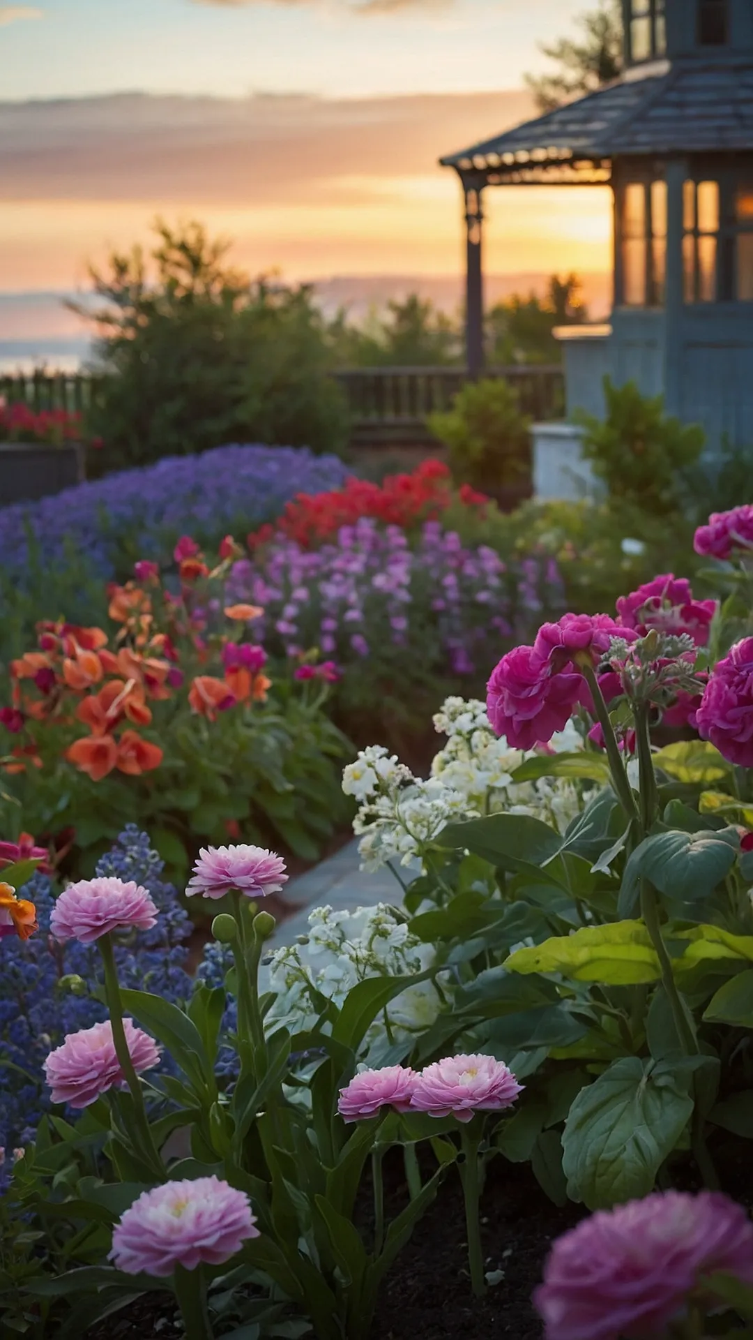 Sunset Bloom Serenade