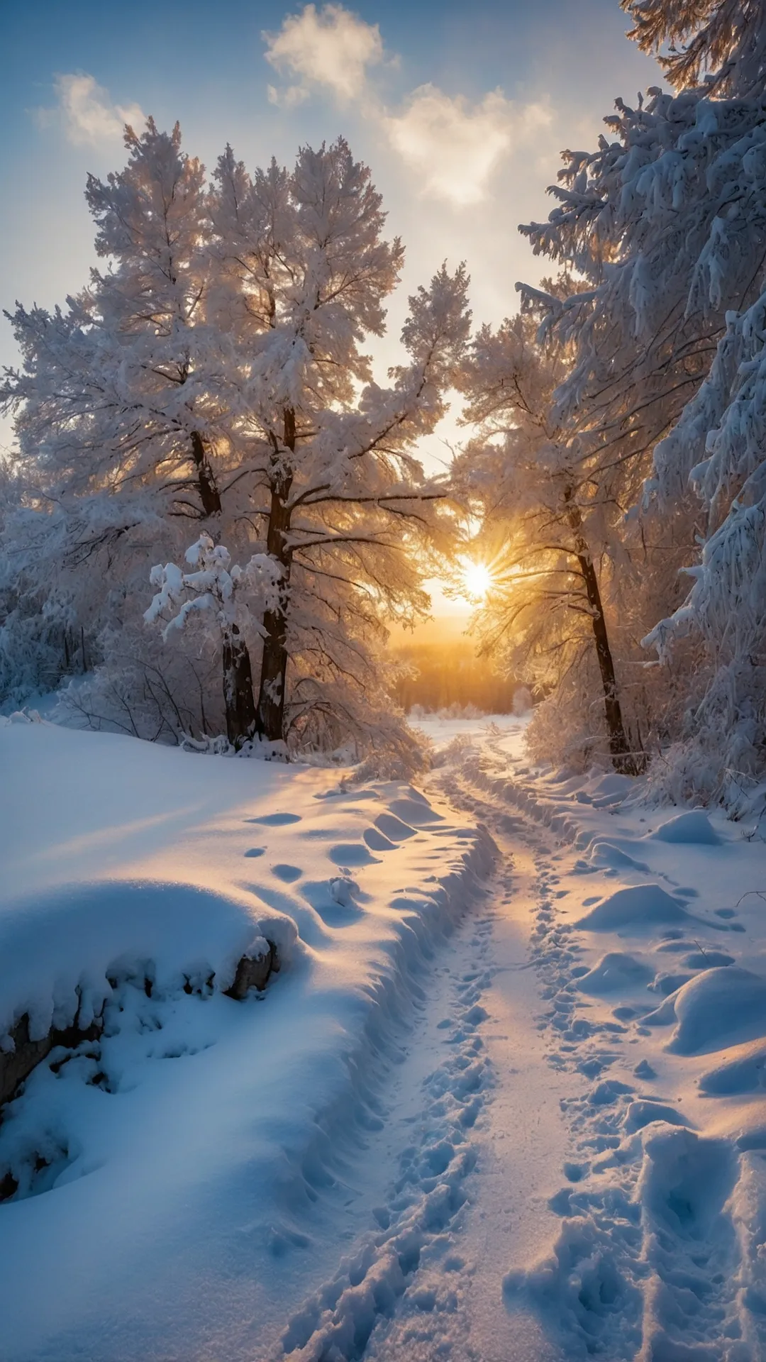 Snowlit Strides