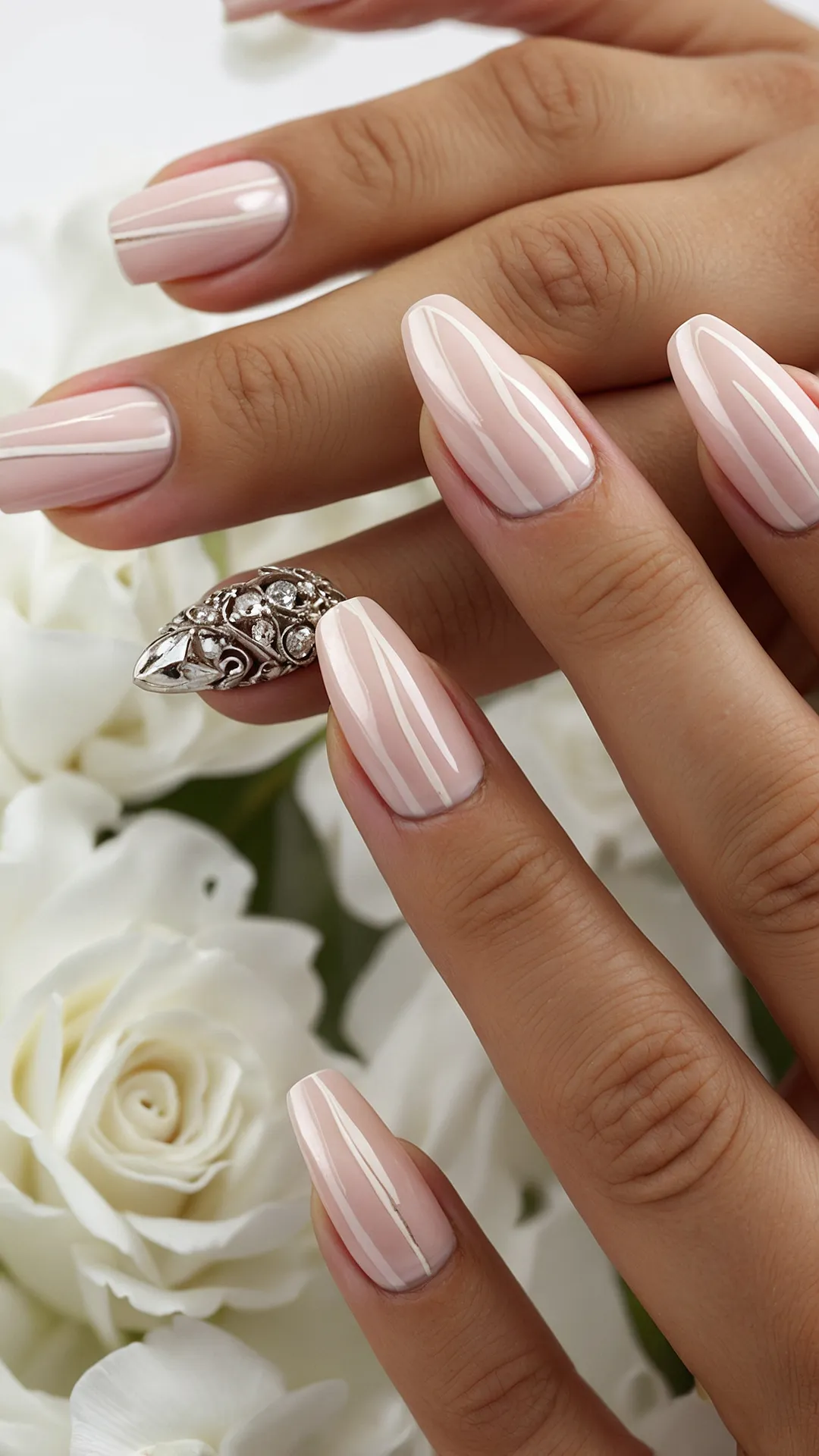 Glimmering Rose Petals
