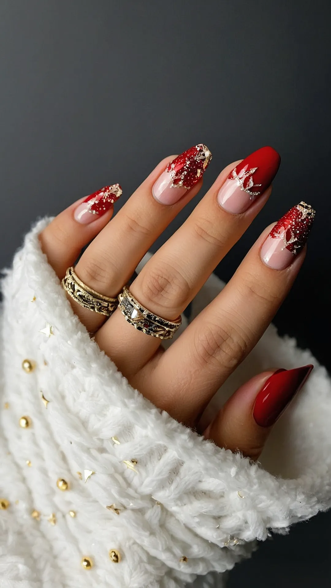 Red Hot Holiday Mani