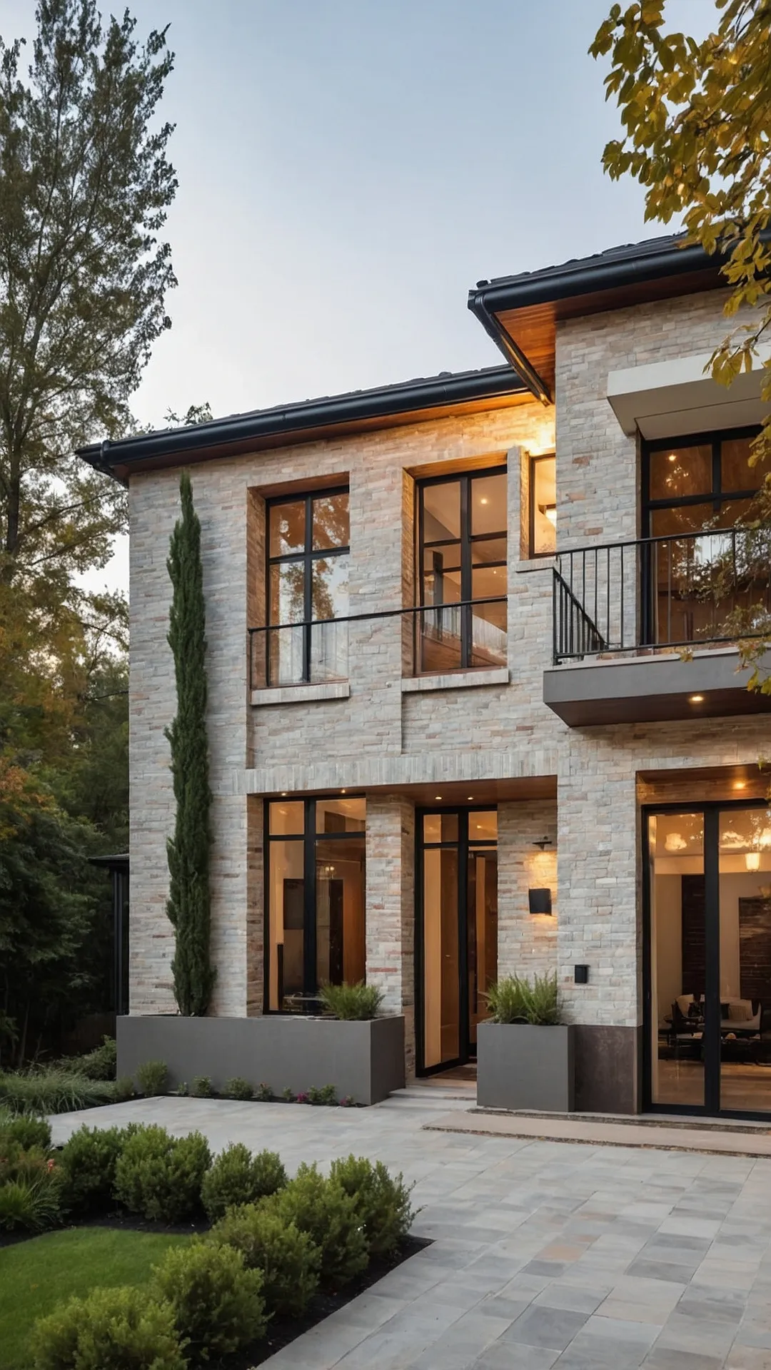Modern Brick Masterpiece