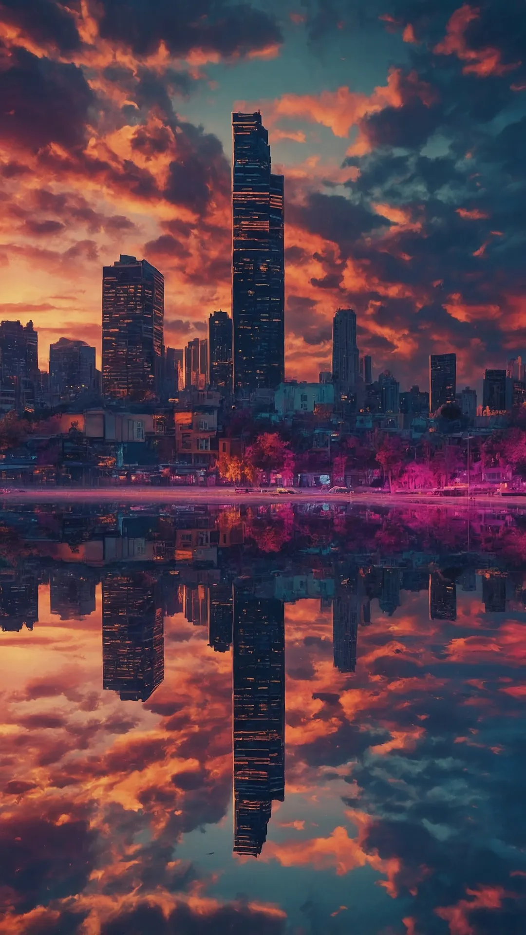Reflected Urban Glow