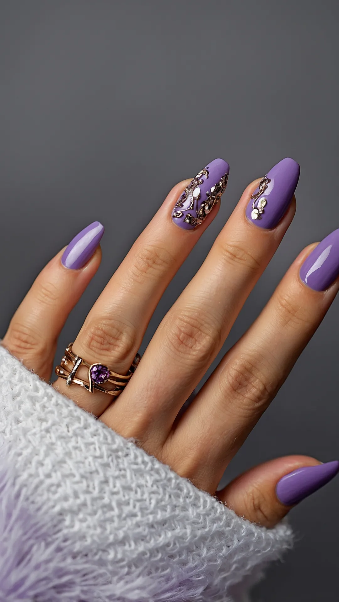 Blooming Purple Tips