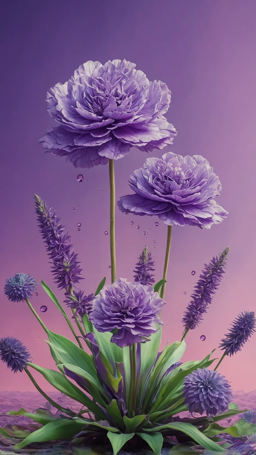 Violet Dreamscape Display