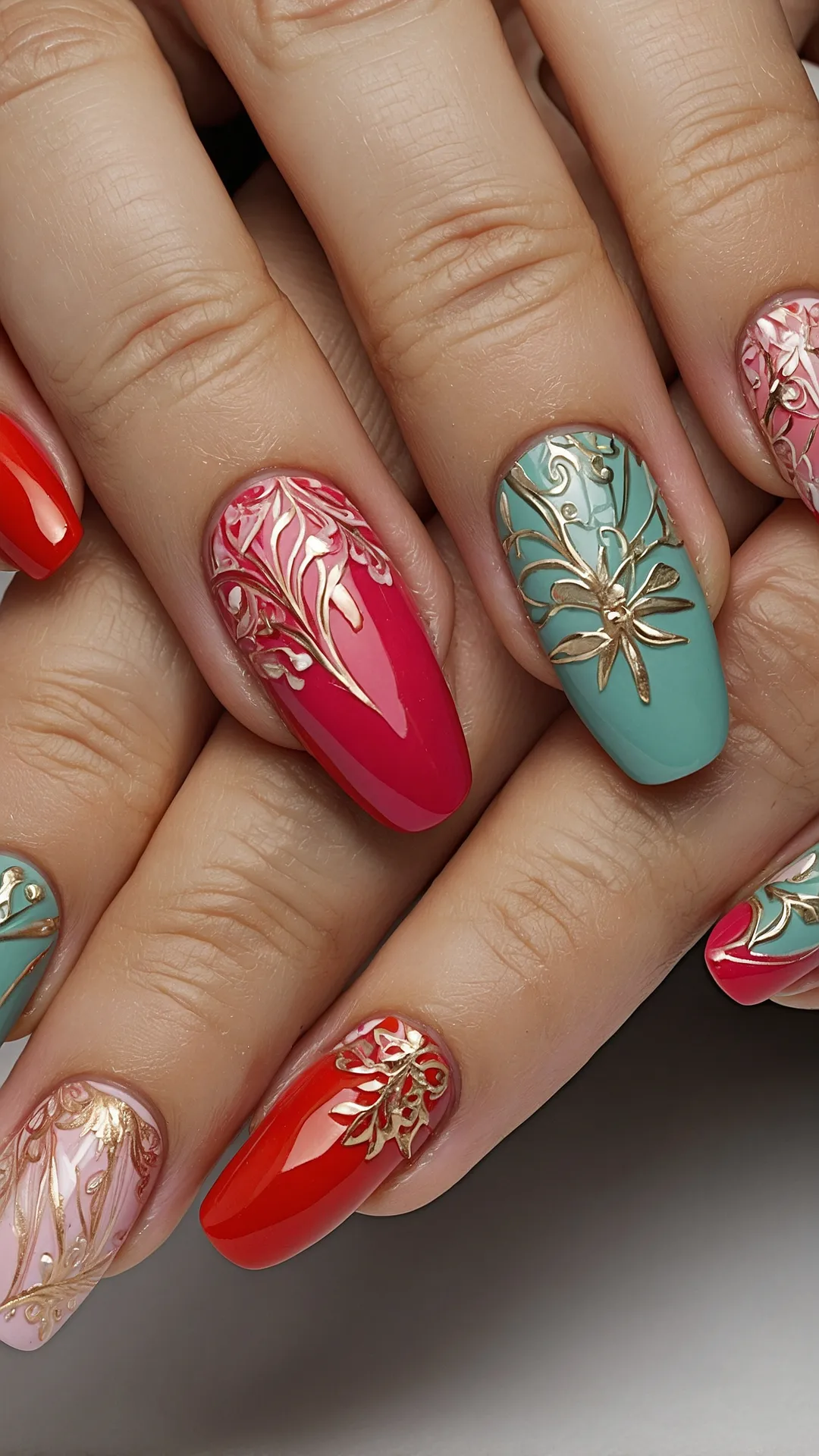 Nails Dripping Sunshine