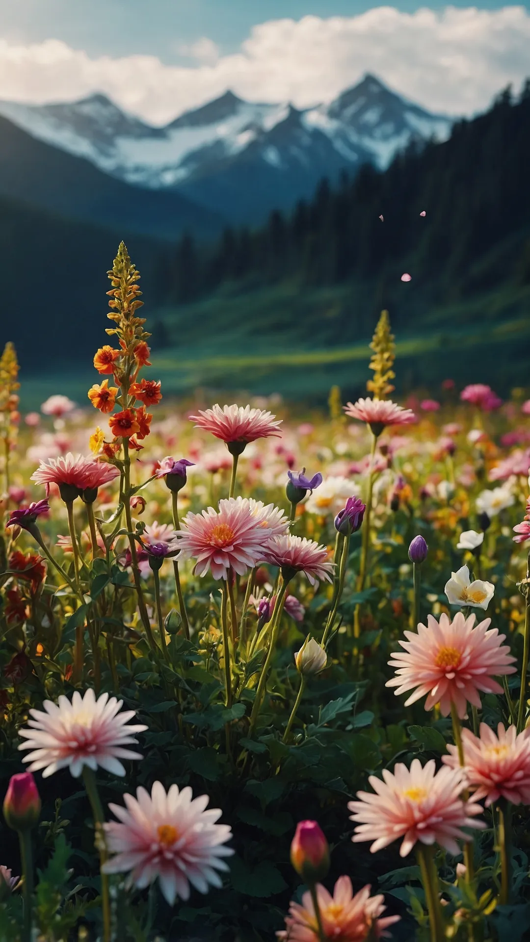 Floral Wallpaper Splash