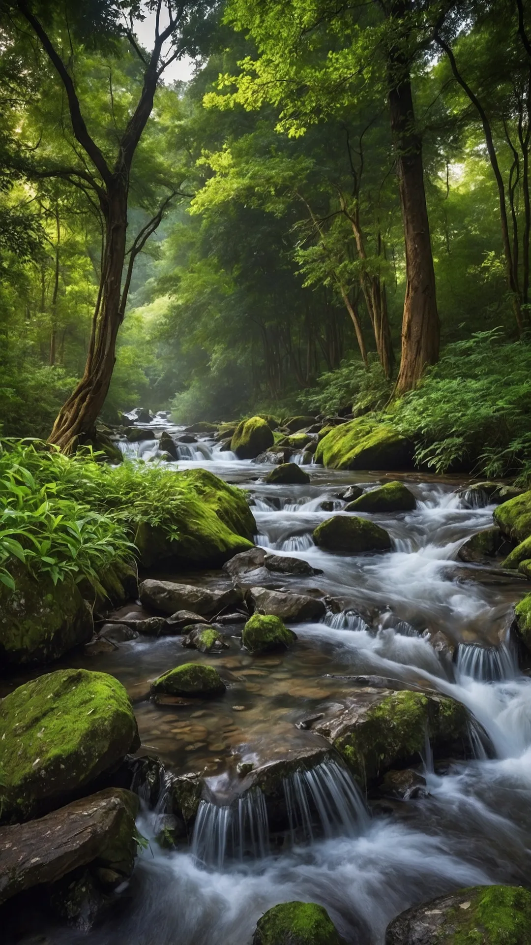 Forest Window Wallpaper