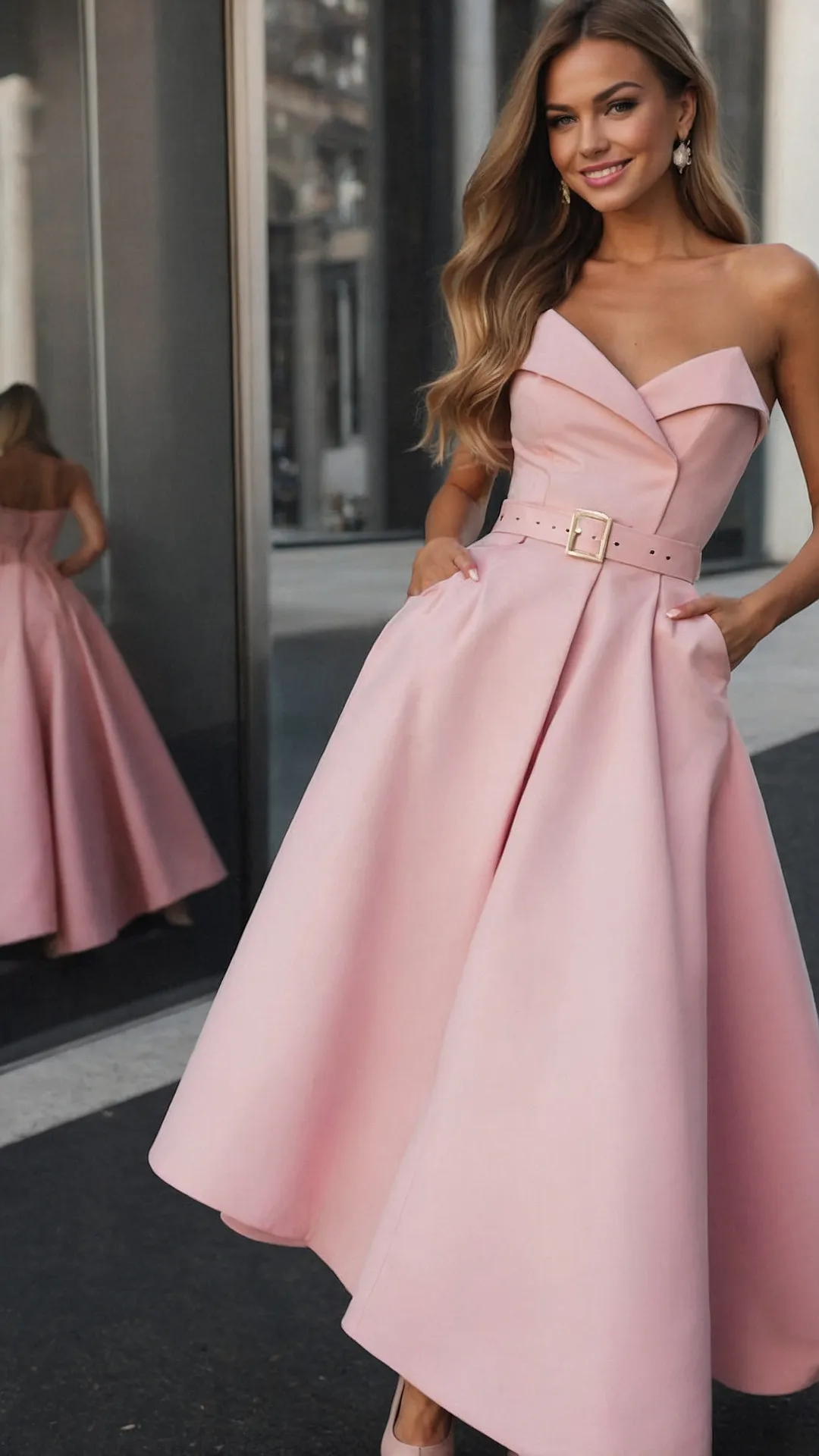 Strut in Rosy