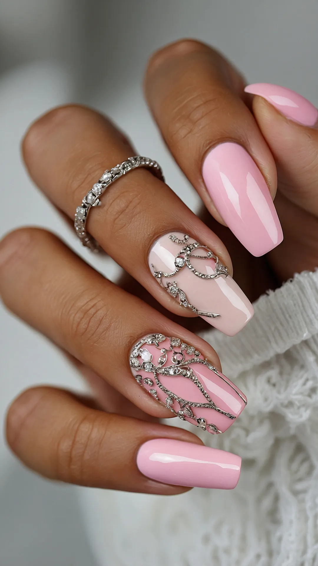 Sunshine & Sparkle Nails