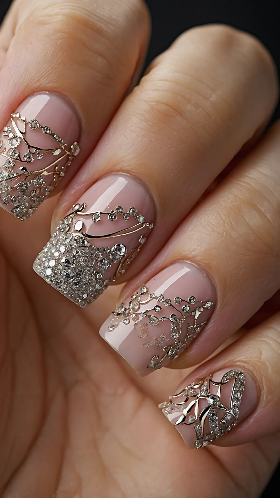 Red Carpet Prom Nails