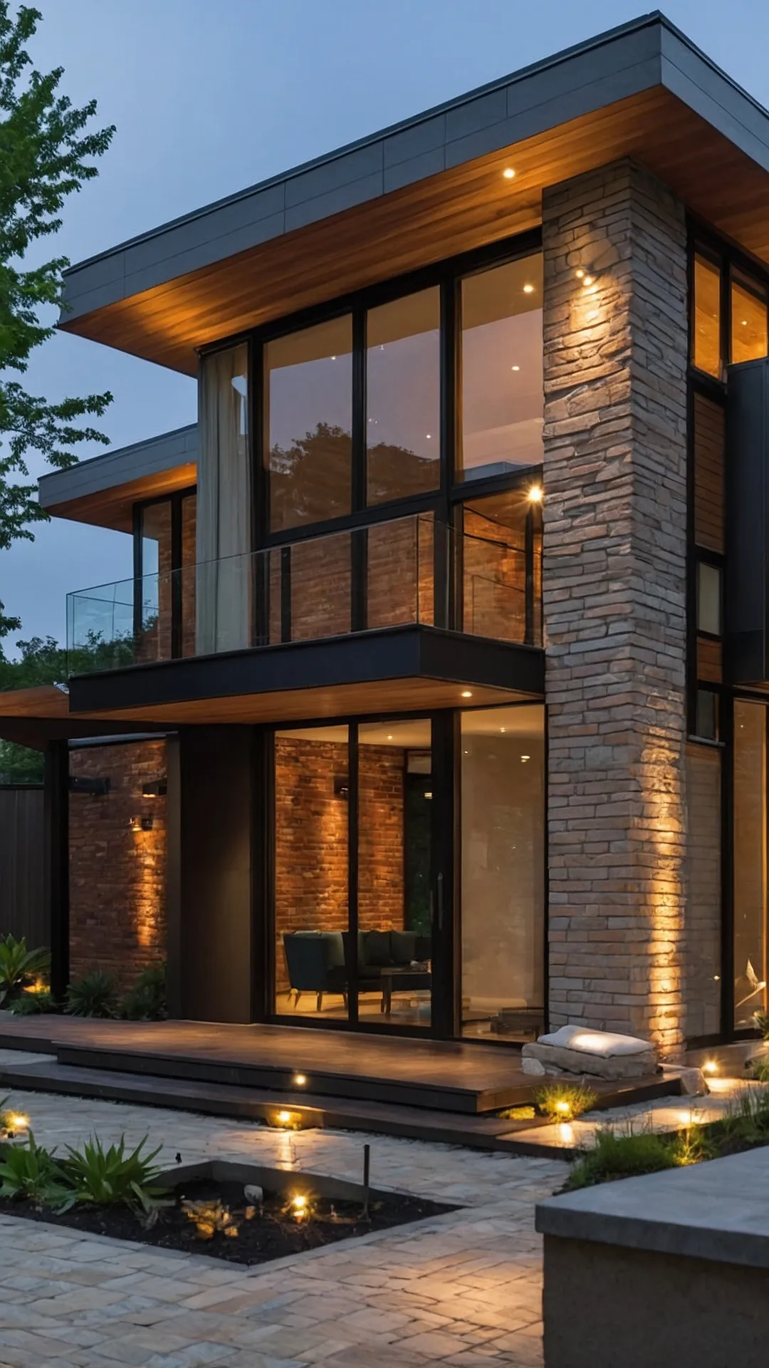 Contemporary Brick Charm