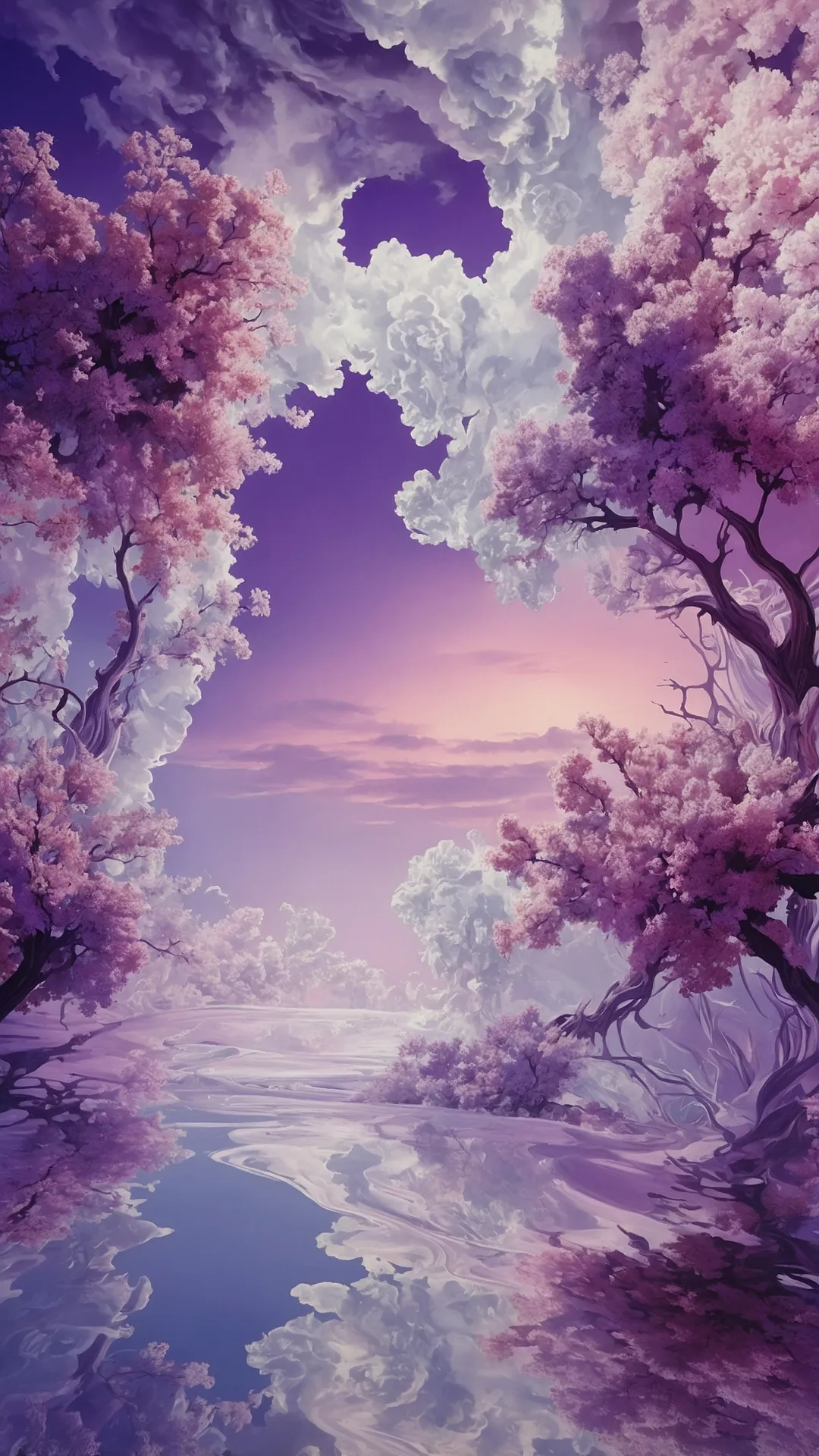 Blissful Violet Bloom